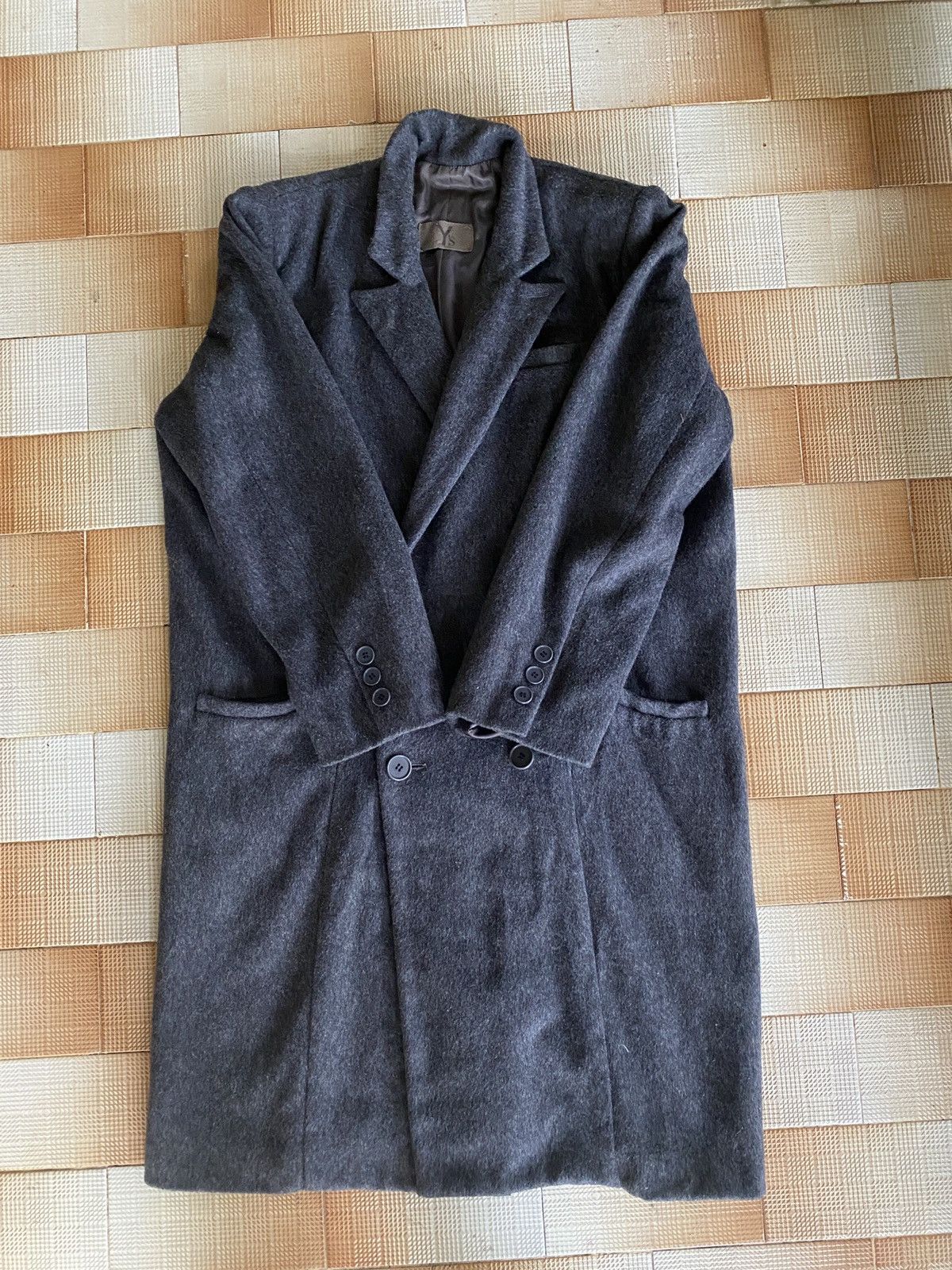 Designer × Y's × Yohji Yamamoto Vintage y’s yohji yamamoto woll trench coat jacket Size US M / EU 48-50 / 2 - 2 Thumbnail