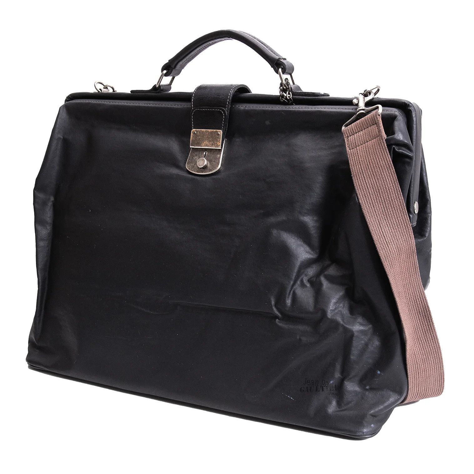 Jean Paul Gaultier Coated Doctor Bag in Black with Minor Flaws Size ONE SIZE - 1 Thumbnail