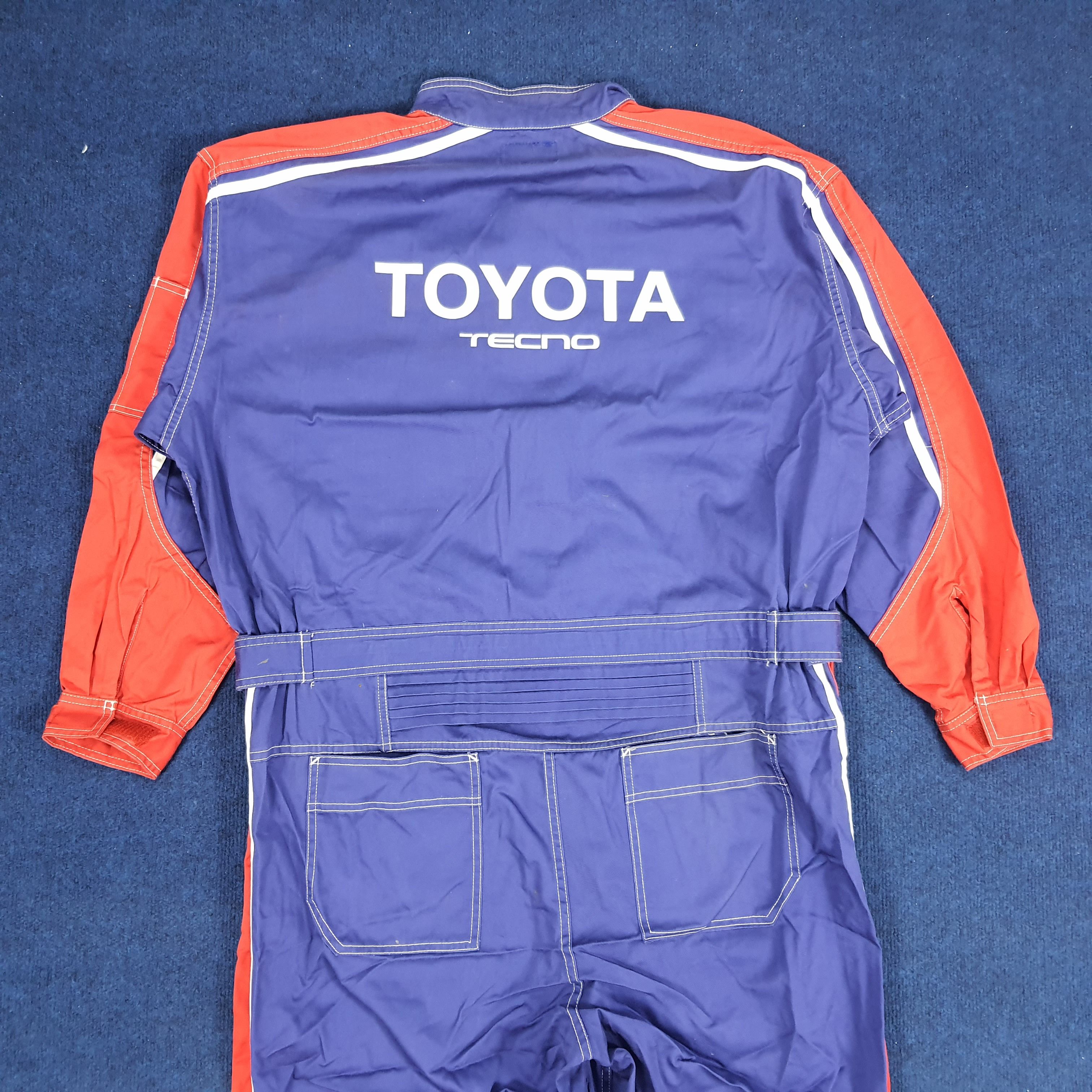 Japanese Brand × Vintage Vintage Toyota Tecno Japan Motorsports Coverall Size US XXL / EU 58 / 5 - 2 Thumbnail