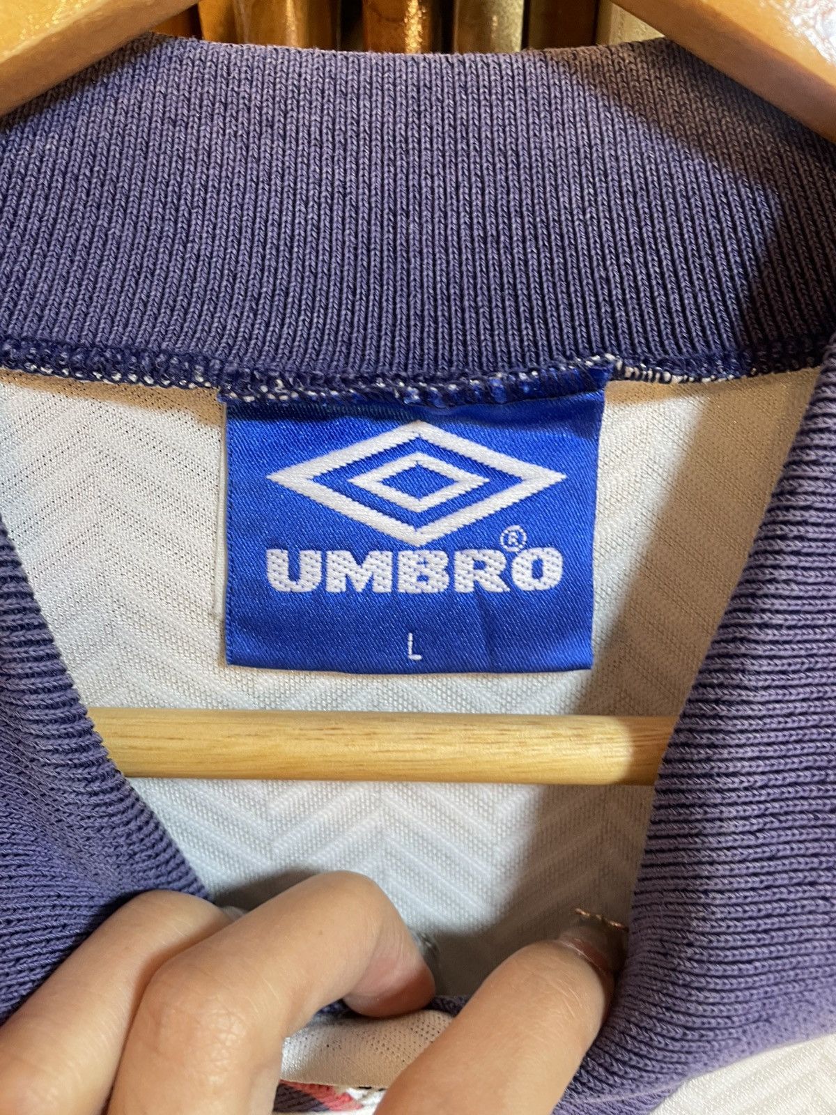 Umbro Vintage 1994 England Football Team Home Kit Size US L / EU 52-54 / 3 - 4 Thumbnail
