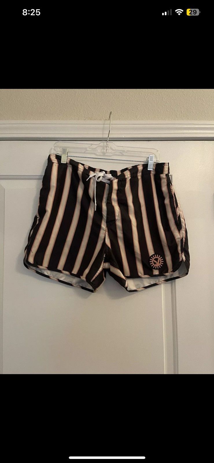 Playboy Playboy By PacSun M Striped Drawstring Shorts Size US 30 / EU 46 - 1 Thumbnail