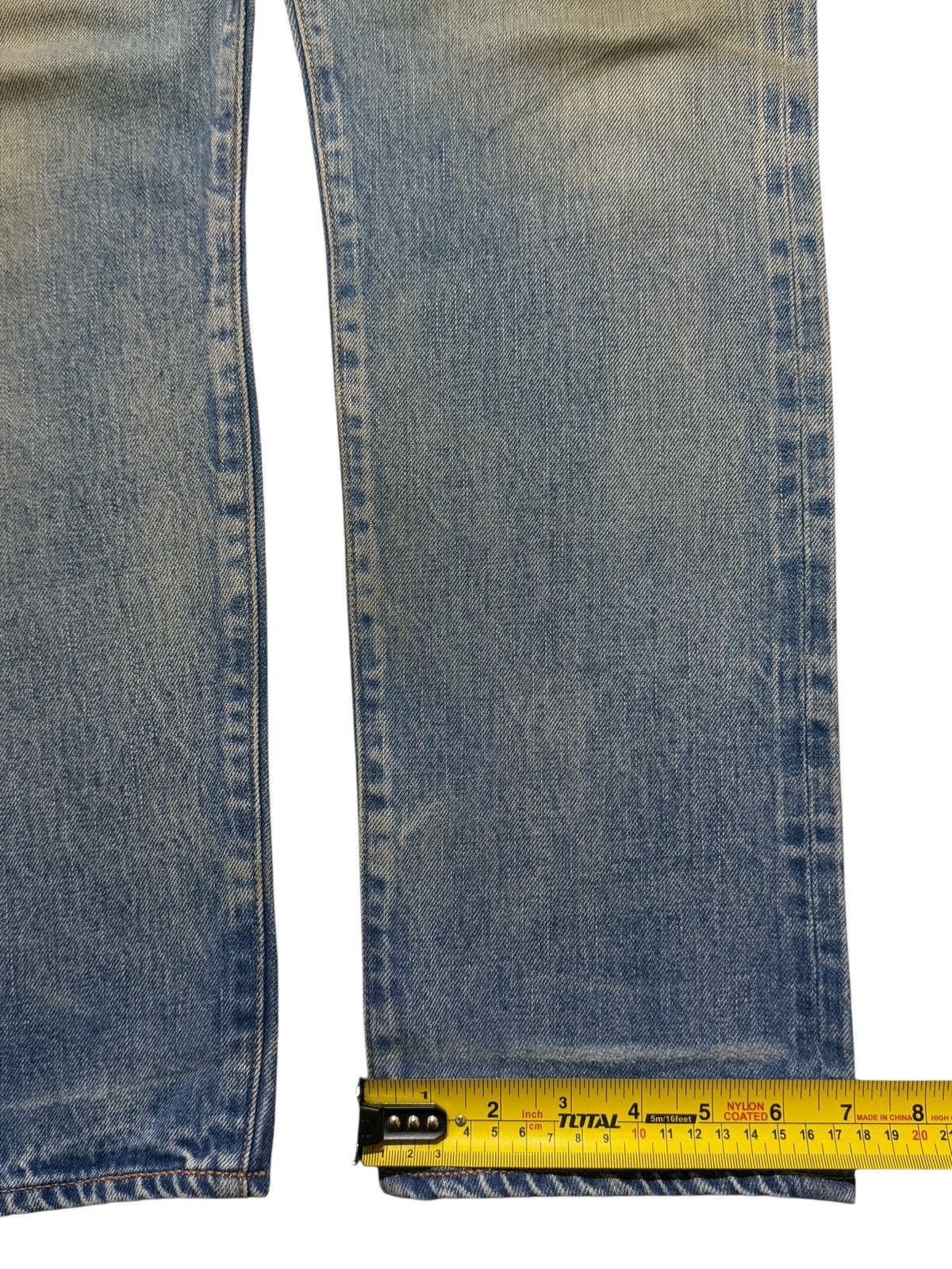 FOB Factory Vintage 90s Japan Fob Factory Selvedge Mud Wash Distress Size US 33 - 15 Thumbnail