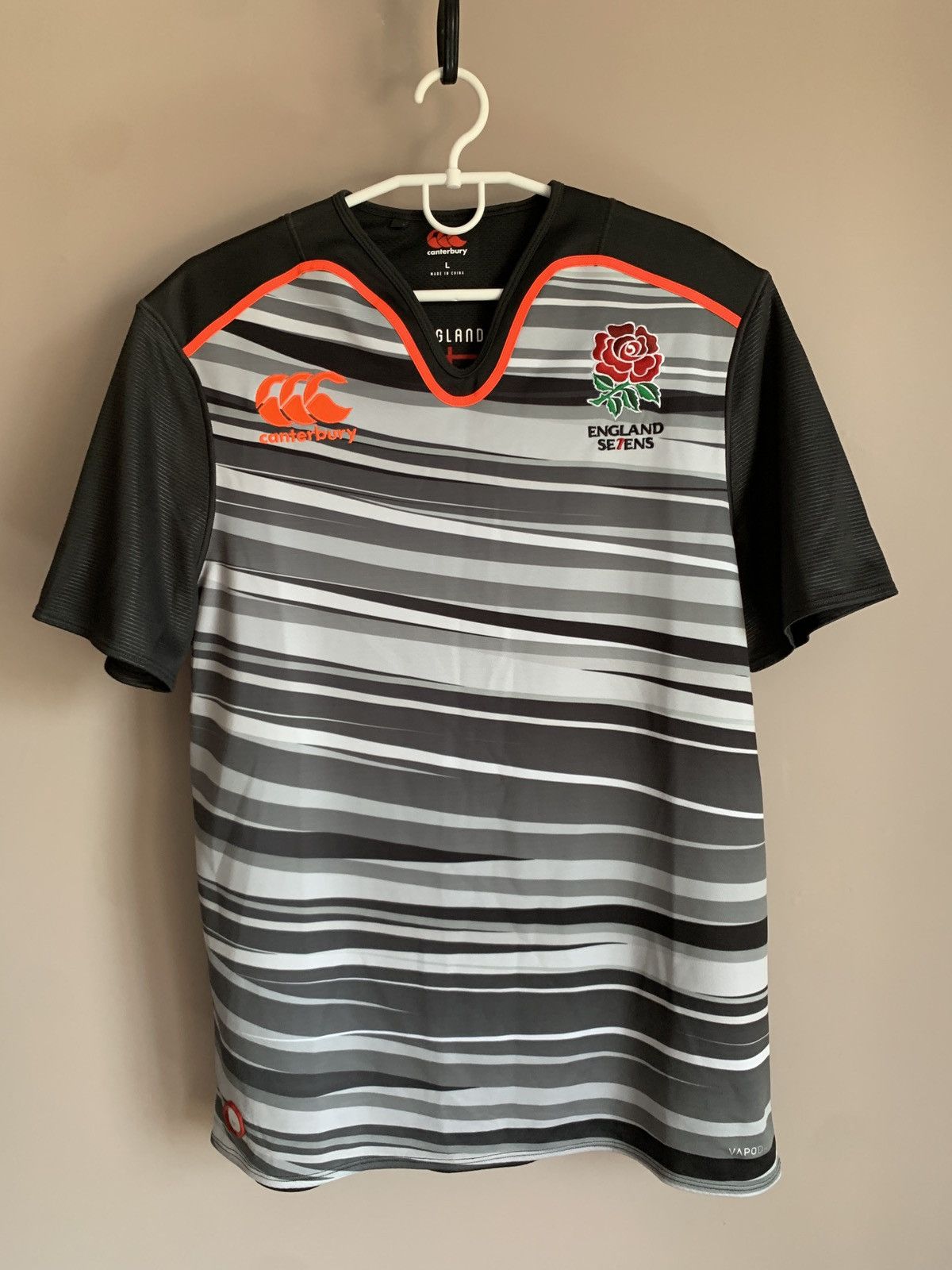 Canterbury of New Zealand England Rugby Sevens Shirt Canterbury Jersey Size L Size US L / EU 52-54 / 3 - 1 Thumbnail