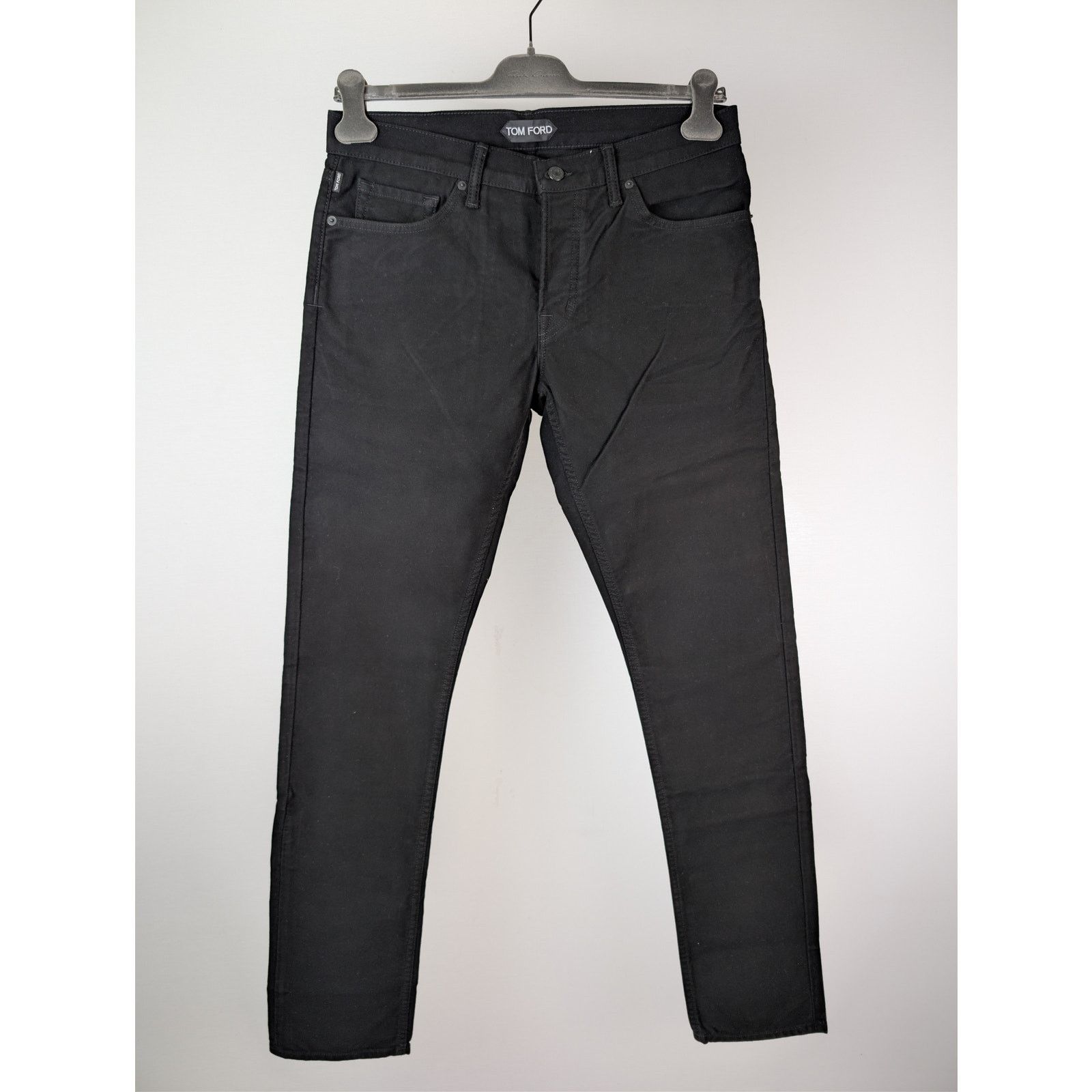 Tom Ford o1rshd1 Slim Fit Denim Jeans in Black Size US 32 / EU 48 - 2 Thumbnail