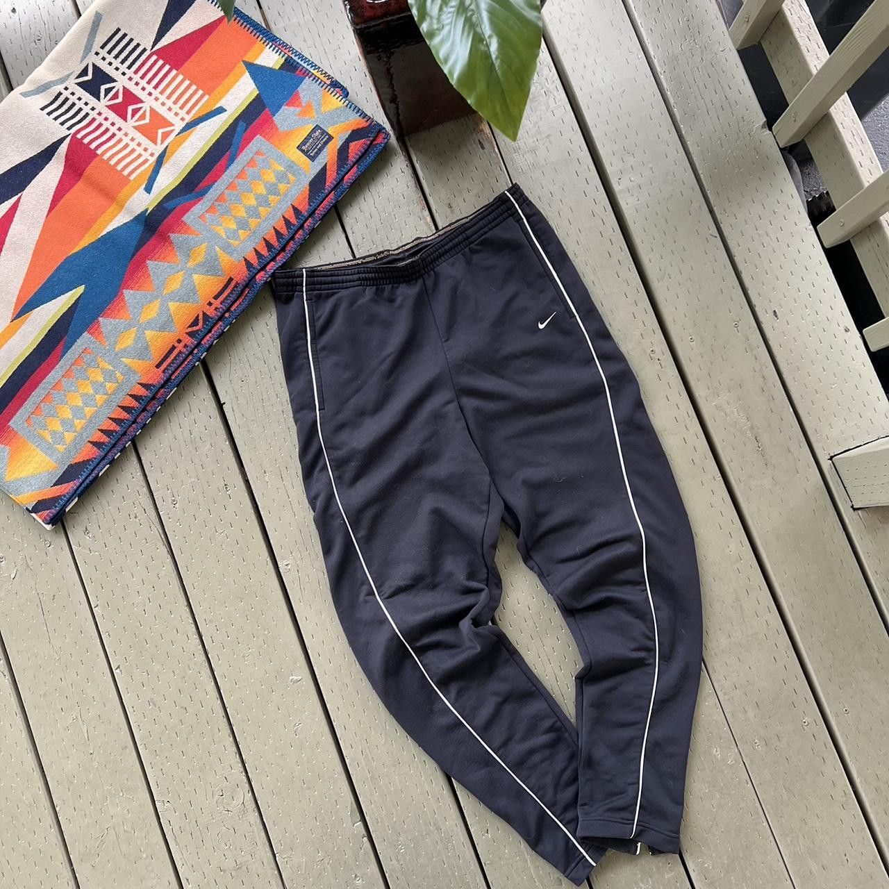 Nike × Vintage Vintage Nike Baggy Track Pants Y2K Sweatpants Size US 34 / EU 50 - 2 Thumbnail