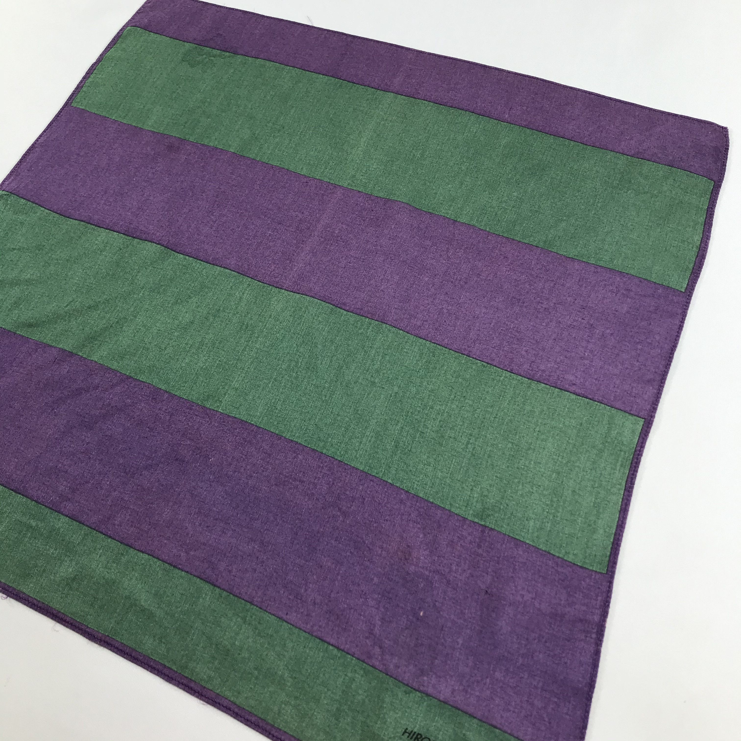 Hiroko Koshino Homme Hiroko Koshino Handkerchief Neckerchief Bandana H906 Size ONE SIZE - 4 Thumbnail