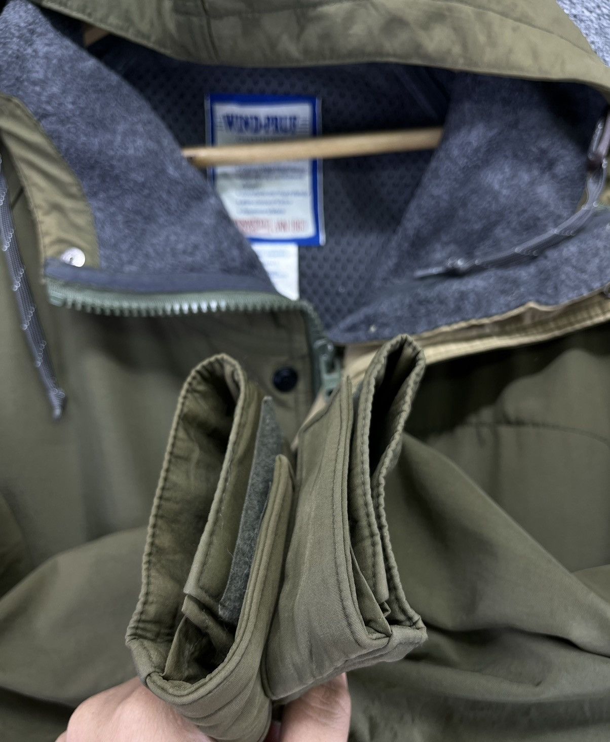 Johnbull Vintage John Bull Wind Pruff Hooded Military Jacket Size US S / EU 44-46 / 1 - 9 Thumbnail