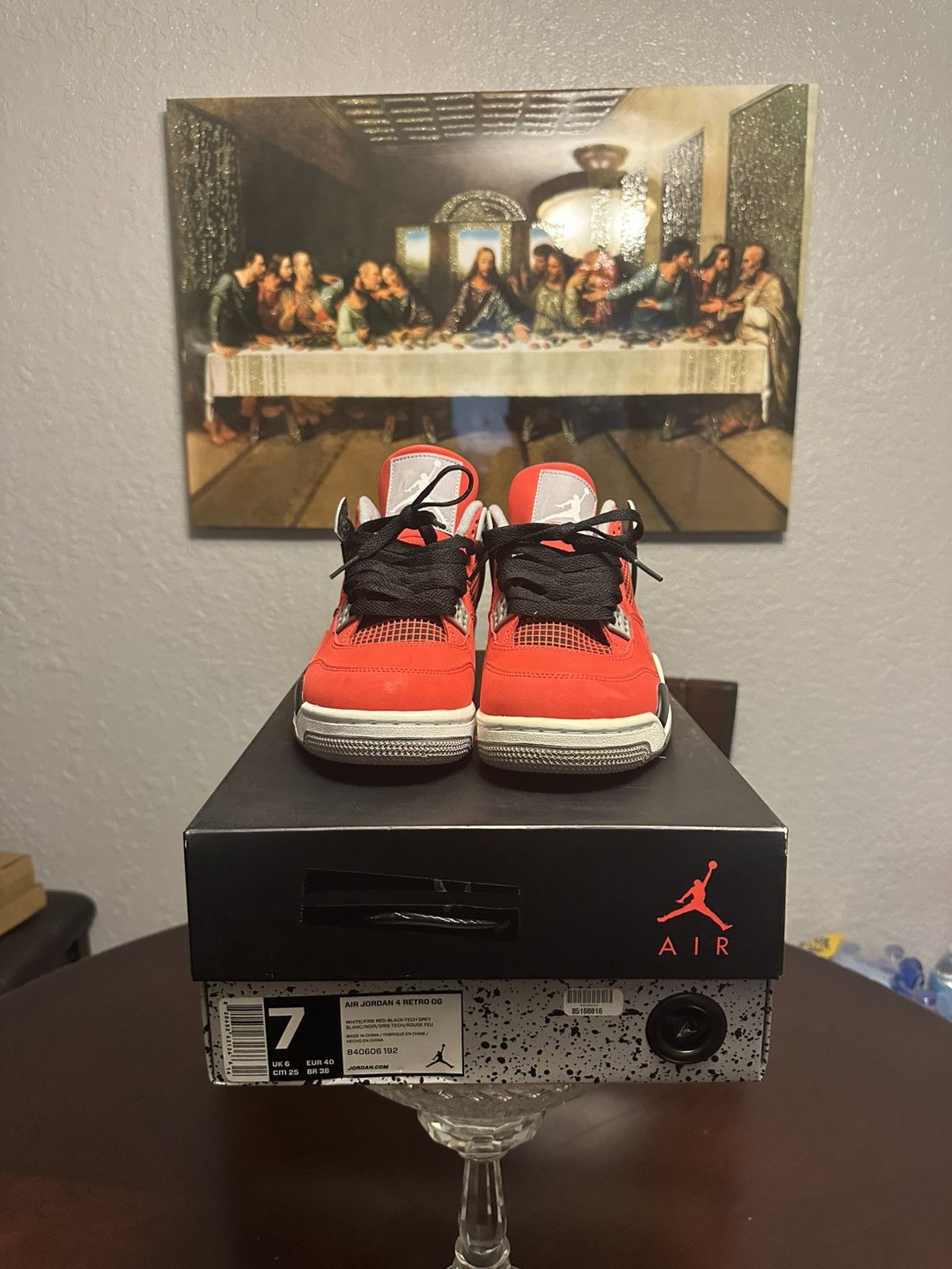 Jordan Brand Air Jordan 4 “Toro Bravo” Size US 7 / EU 40 - 3 Thumbnail