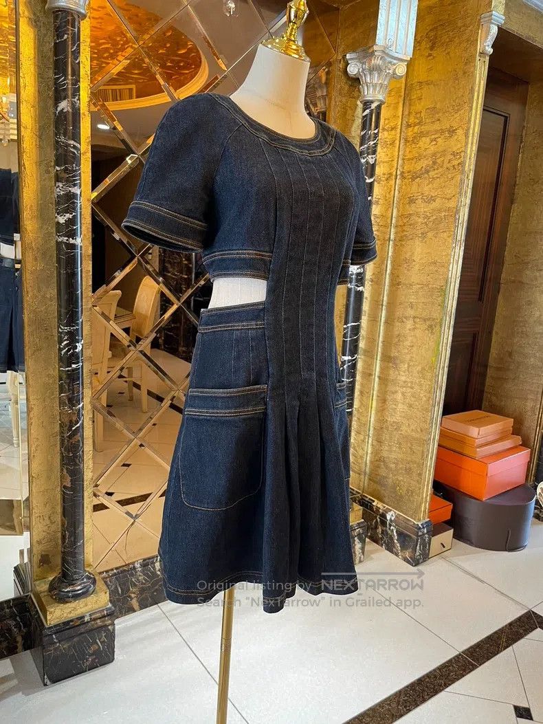 Fendi Fendi Show model high-end series side waist cut-out split Size S / US 4 / IT 40 - 5 Thumbnail