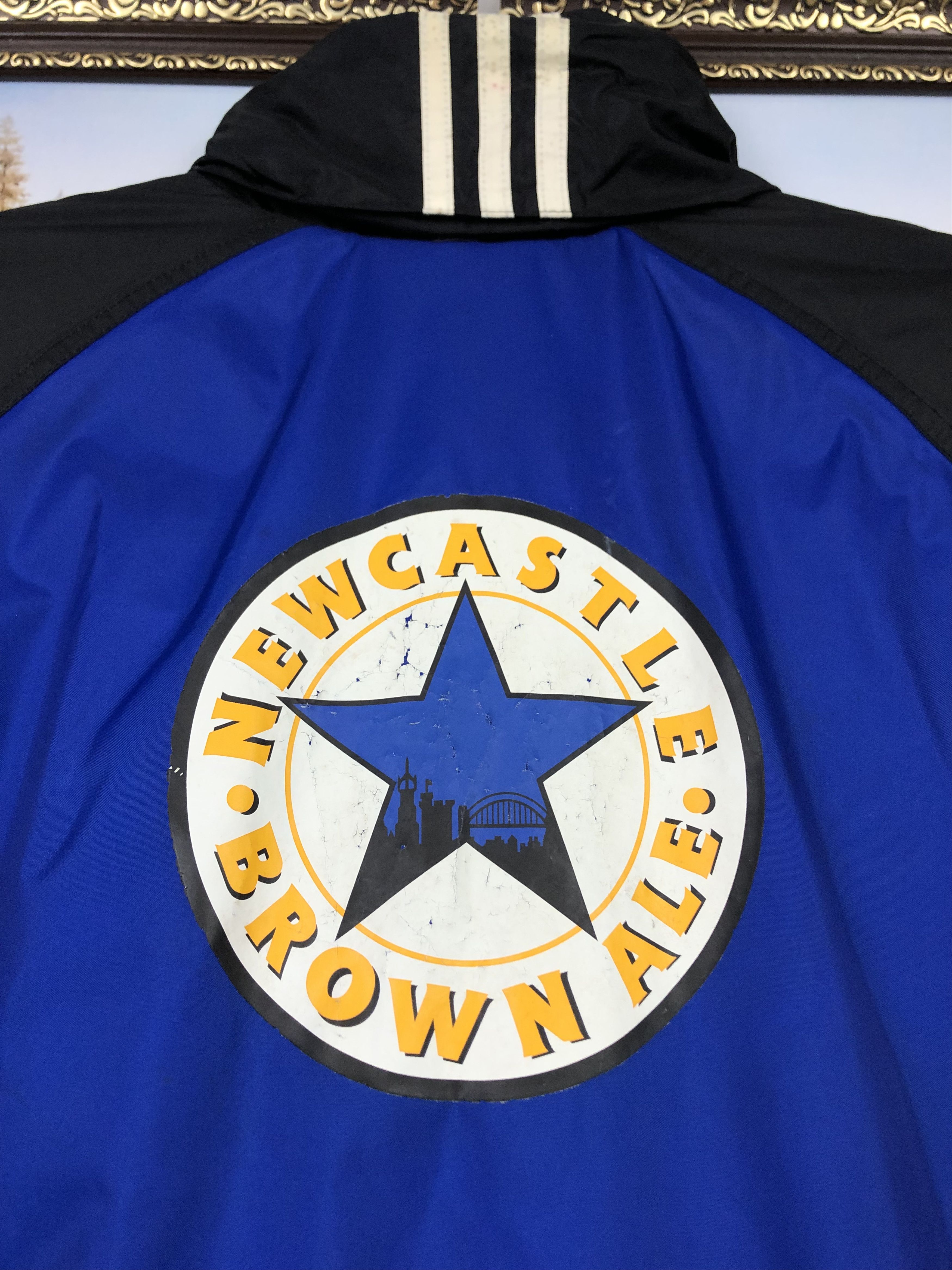 Adidas Vintage Adidas Newcastle United Football Jacket Bomber Size US XL / EU 56 / 4 - 10 Thumbnail