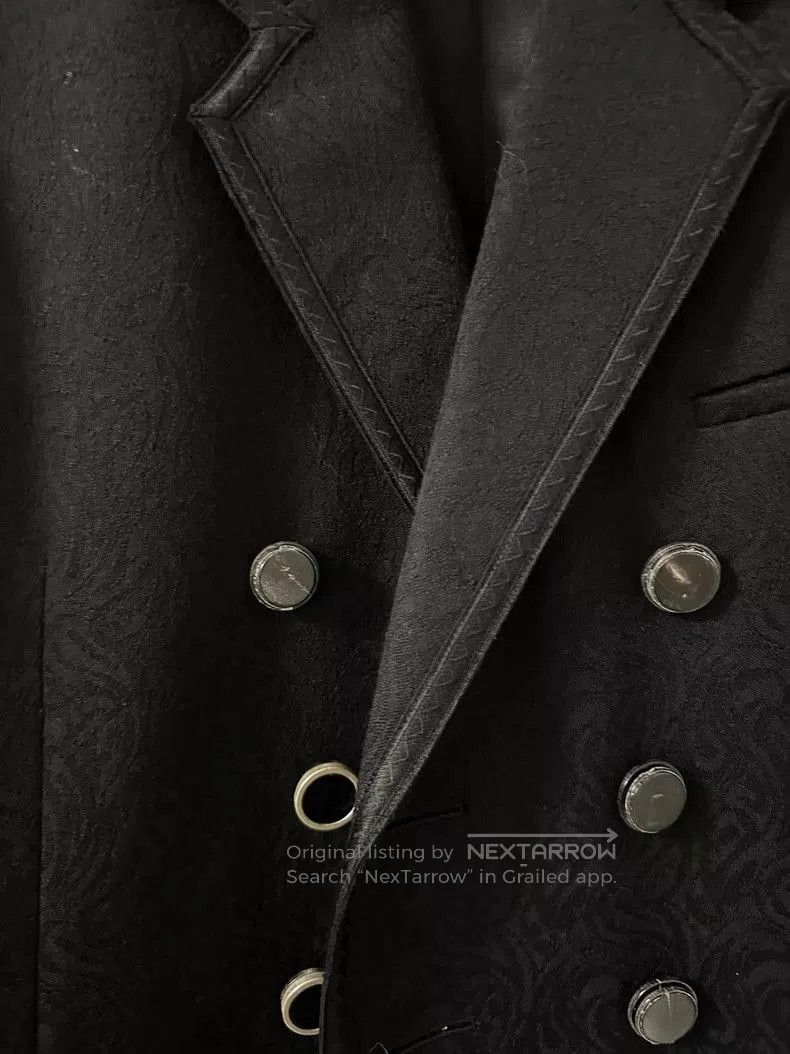 Saint Laurent Paris Saint Laurent Men's Double-Breasted Navy Coat. Size US L / EU 52-54 / 3 - 4 Thumbnail