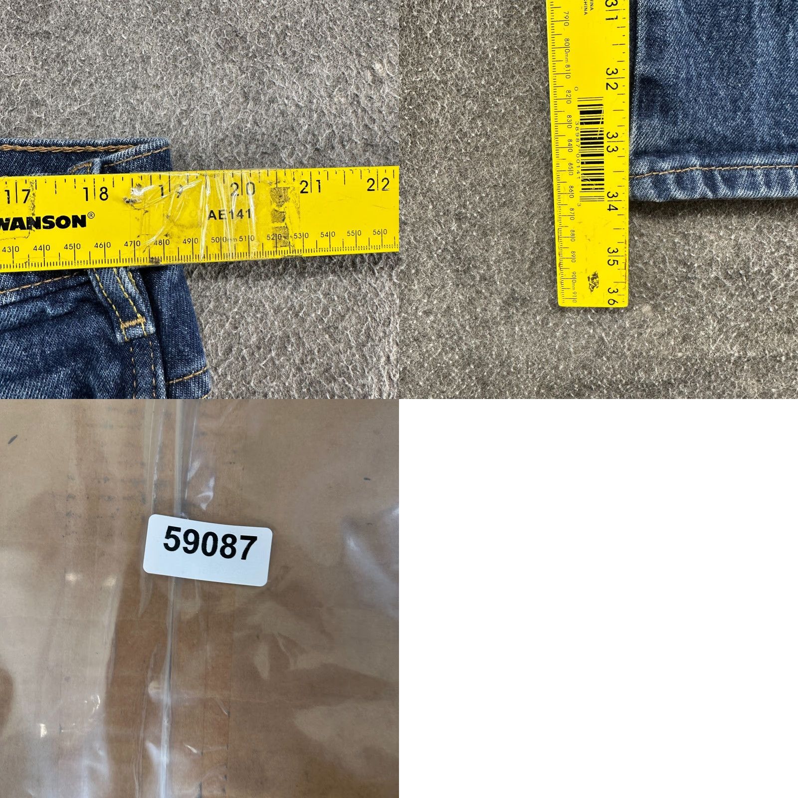 Levi's Levi's Western Fit Jeans Mens 38x34 Blue Classic Straight Leg Medium Wash Cotton Denim Straight 5-Pocket Mens Jeans Levi's 502 Blue Size US 38 / EU 54 - 9 Thumbnail