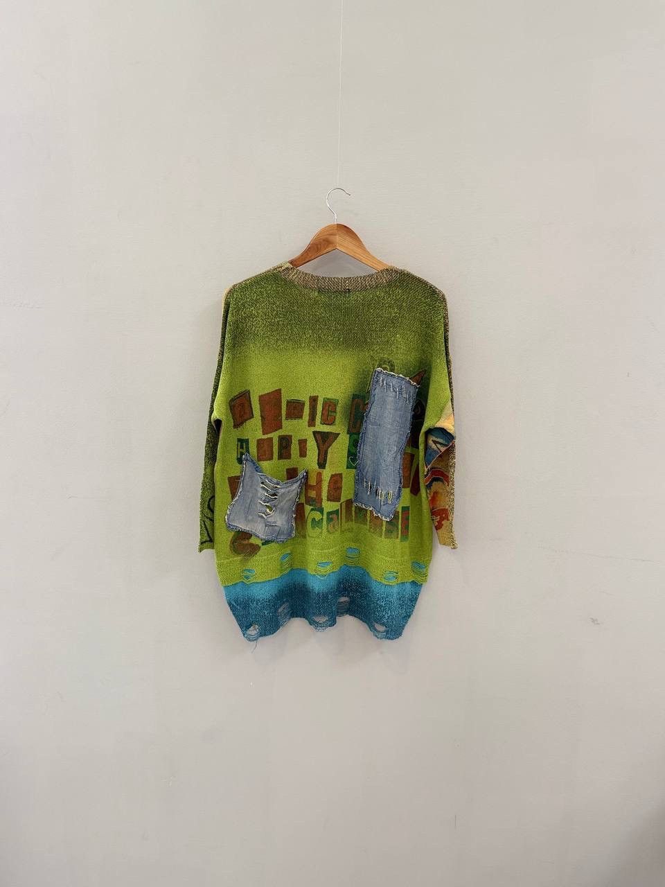 Japanese Brand Vintage avant garde sweater Hipster style Size S / US 4 / IT 40 - 7 Thumbnail