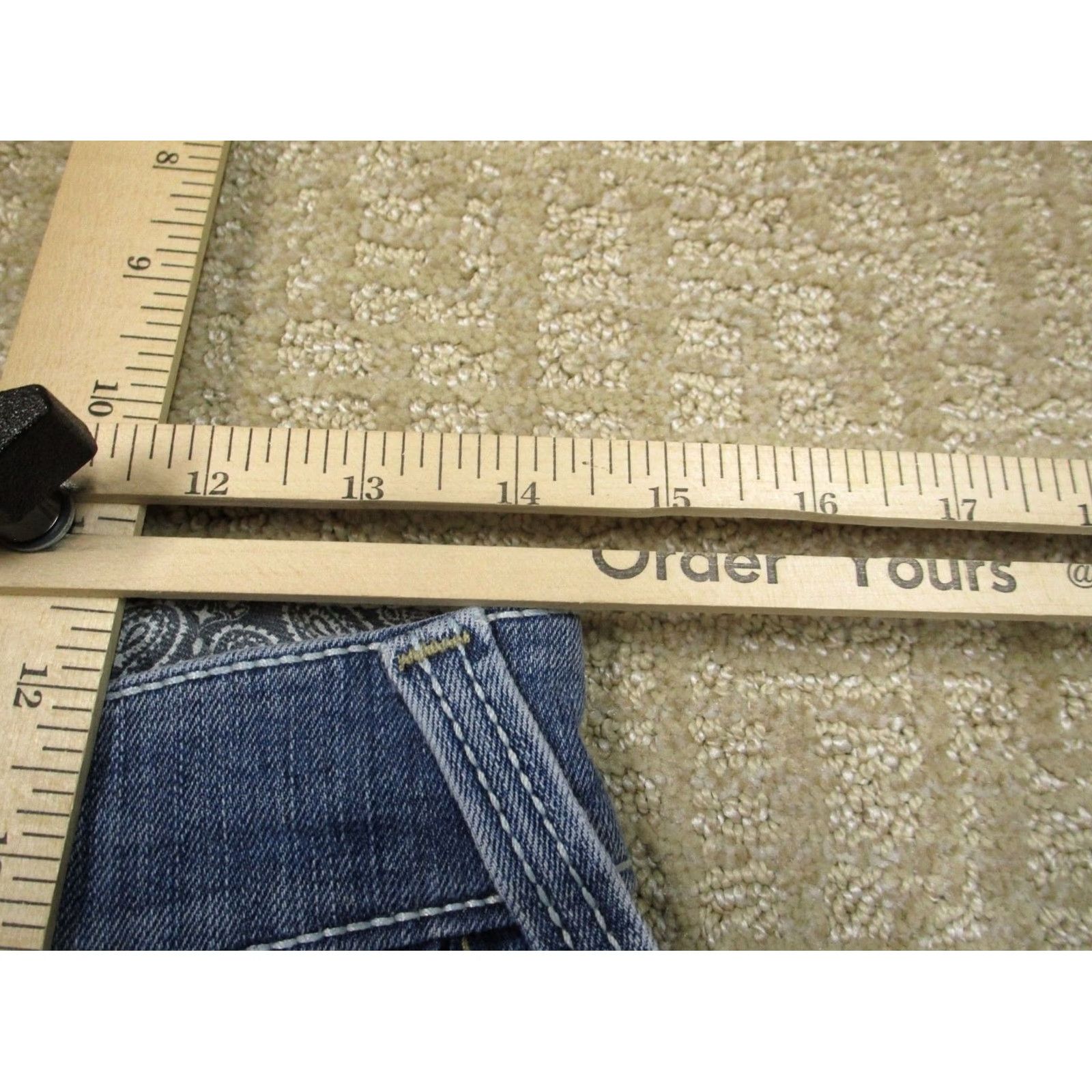 Ariat Ariat Jeans Women 26 Light Wash Blue Bootcut Western Denim 5-Pocket Regular Rise Low Rise 32in Inseam Logo Cowboy Southwestern Mens Womens Girls Boys Size 26" / US 2 / IT 38 - 6 Thumbnail