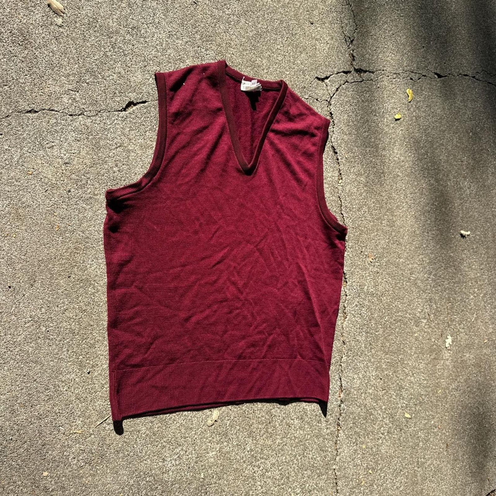 Nordstrom Vintage 1980s Nordstrom Merino Wool Sweater Vest – Size XL Size US XL / EU 56 / 4 - 3 Thumbnail