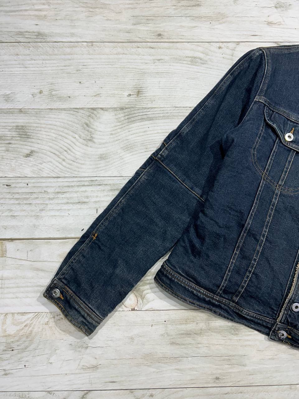 Dolce & Gabbana Vintage Dolce Gabbana Denim Jacket Sherpa Y2K Size L / US 10 / IT 46 - 7 Thumbnail