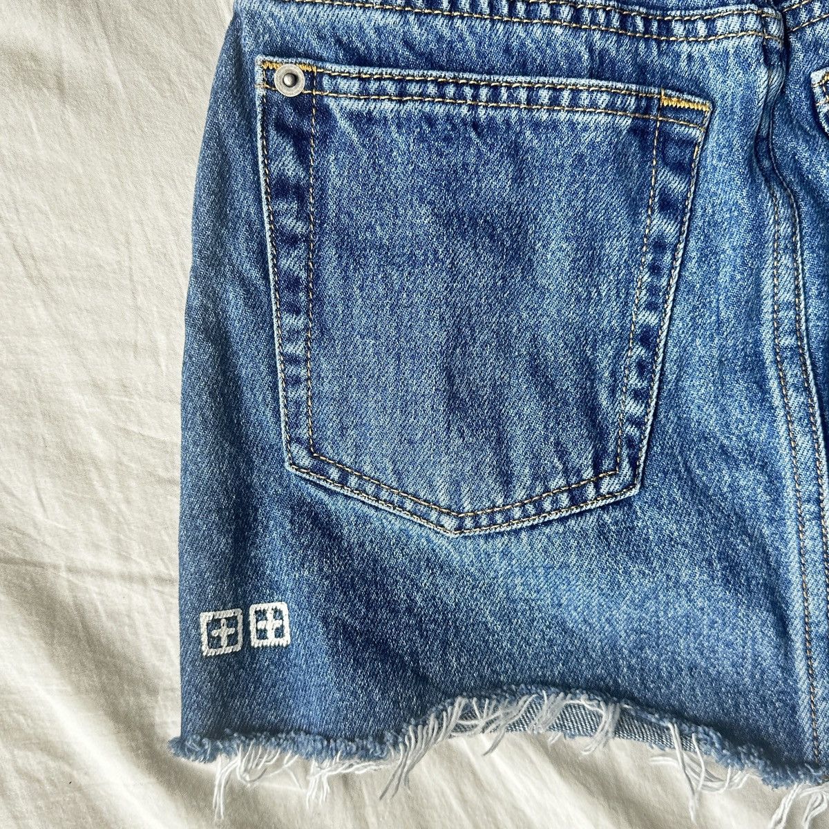 Ksubi Women’s Denim Short Mini Skirt Size 24" / US 00 / IT 34 - 6 Thumbnail