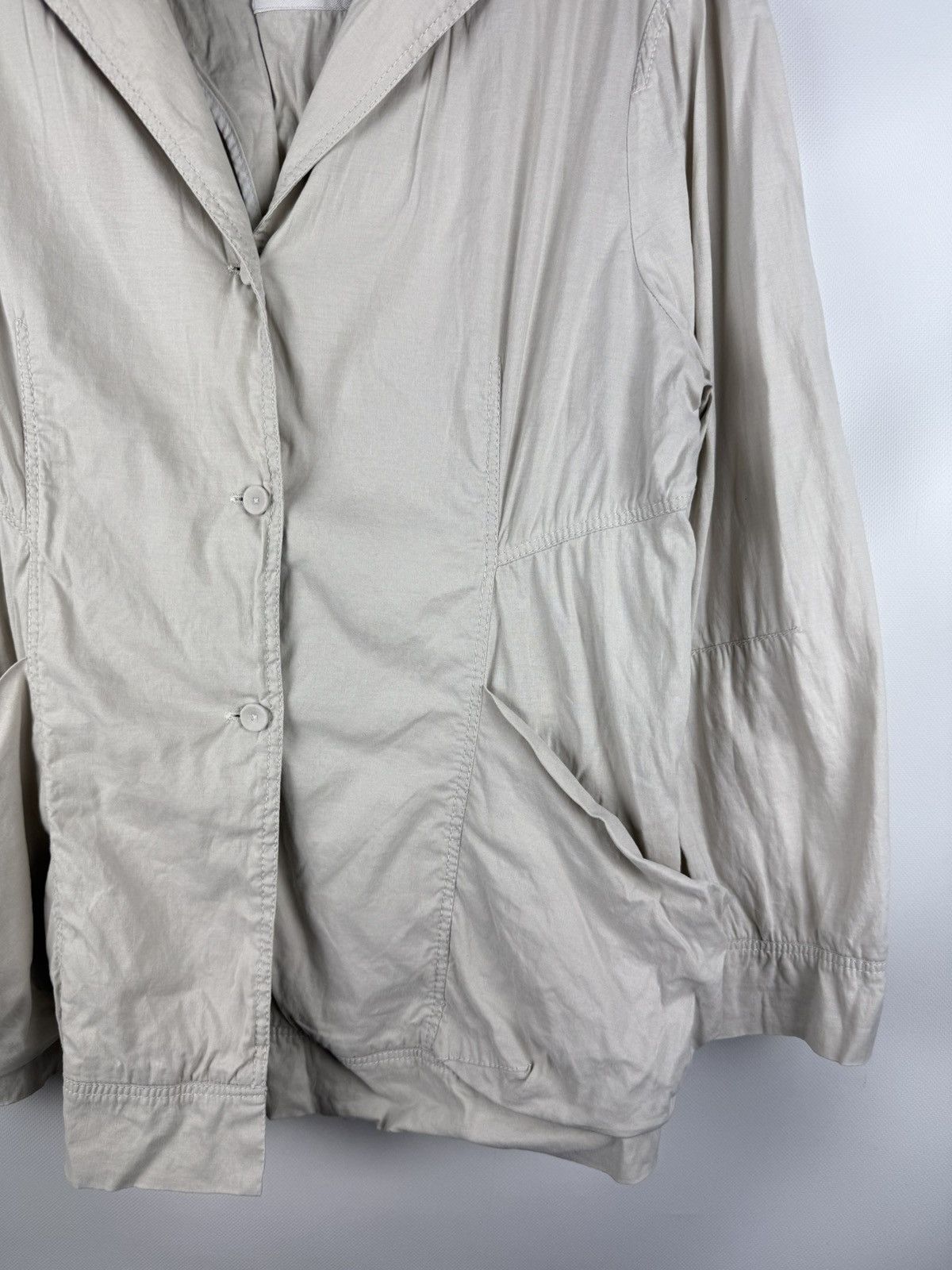 Annette Gortz Annette Gortz Lagenlook Linen Cotton Blazer Jacket Size L / US 10 / IT 46 - 6 Thumbnail