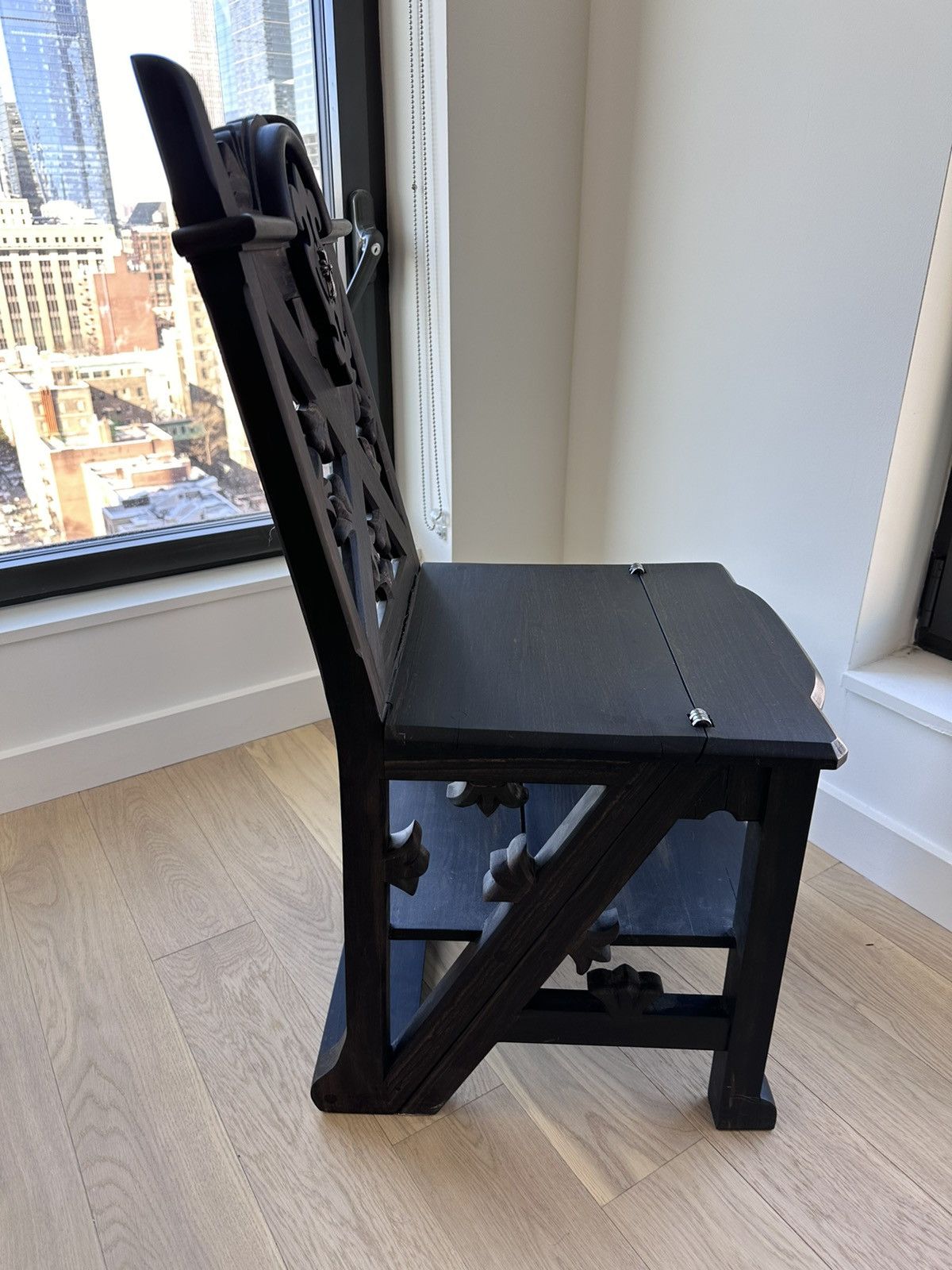 Chrome Hearts CHROME HEARTS EBONY WOOD LADDER CROSS CHAIR 4Gseller Size ONE SIZE - 5 Thumbnail
