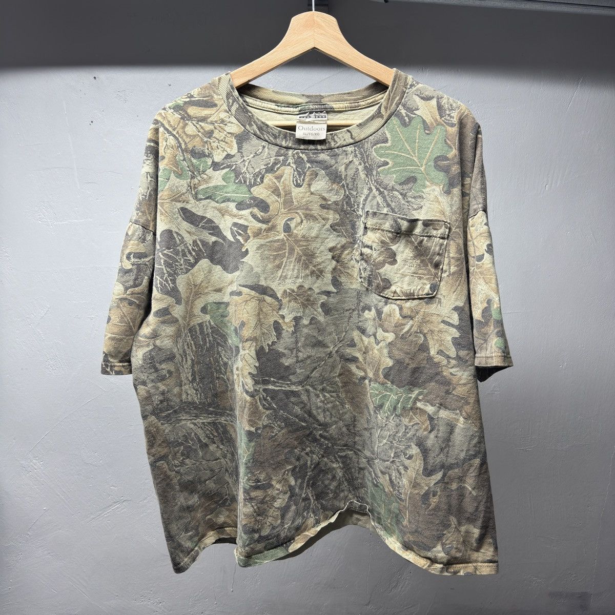 Vintage Thrashed Faded Distressed Camo Shirt ERD Grunge Chrome Size US XL / EU 56 / 4 - 1 Thumbnail
