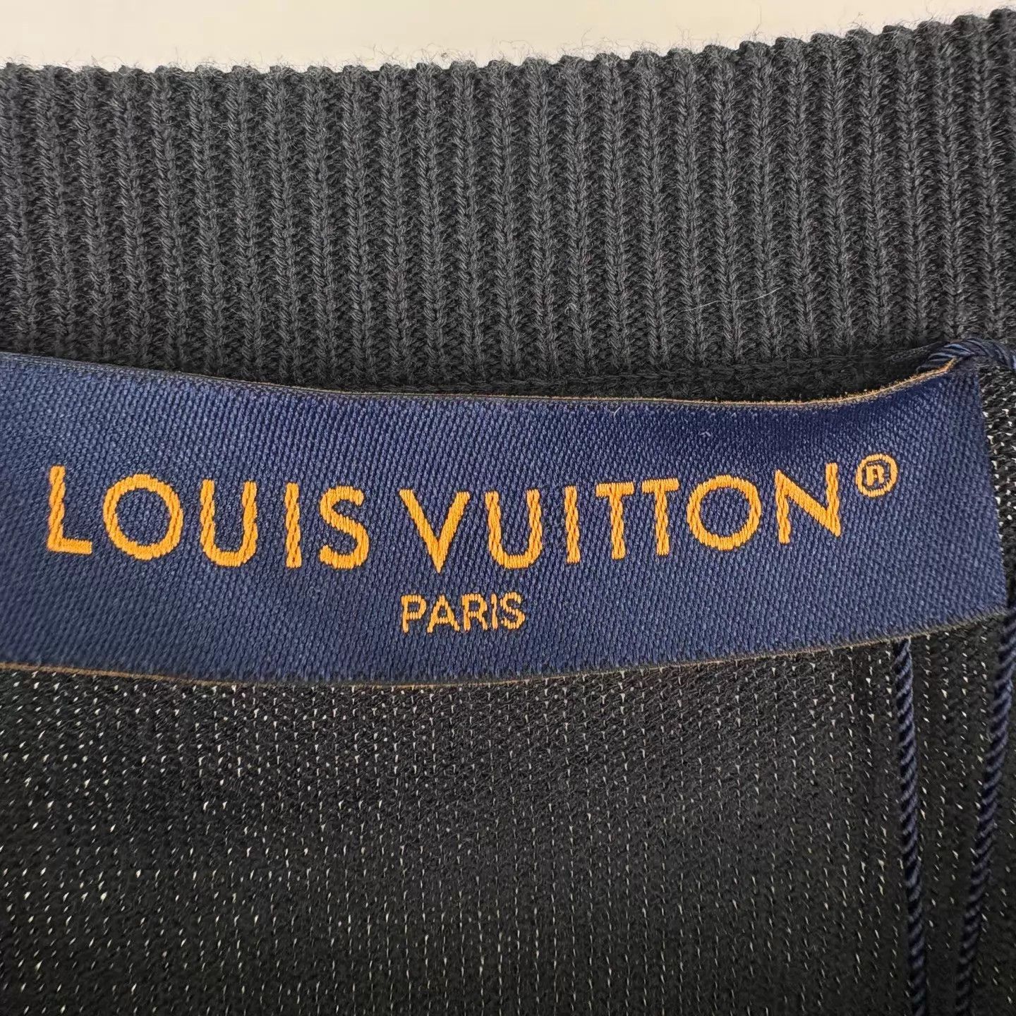 Louis Vuitton LV Black & White Portrait Logo Knit SS XL (New) Size US XL / EU 56 / 4 - 5 Thumbnail