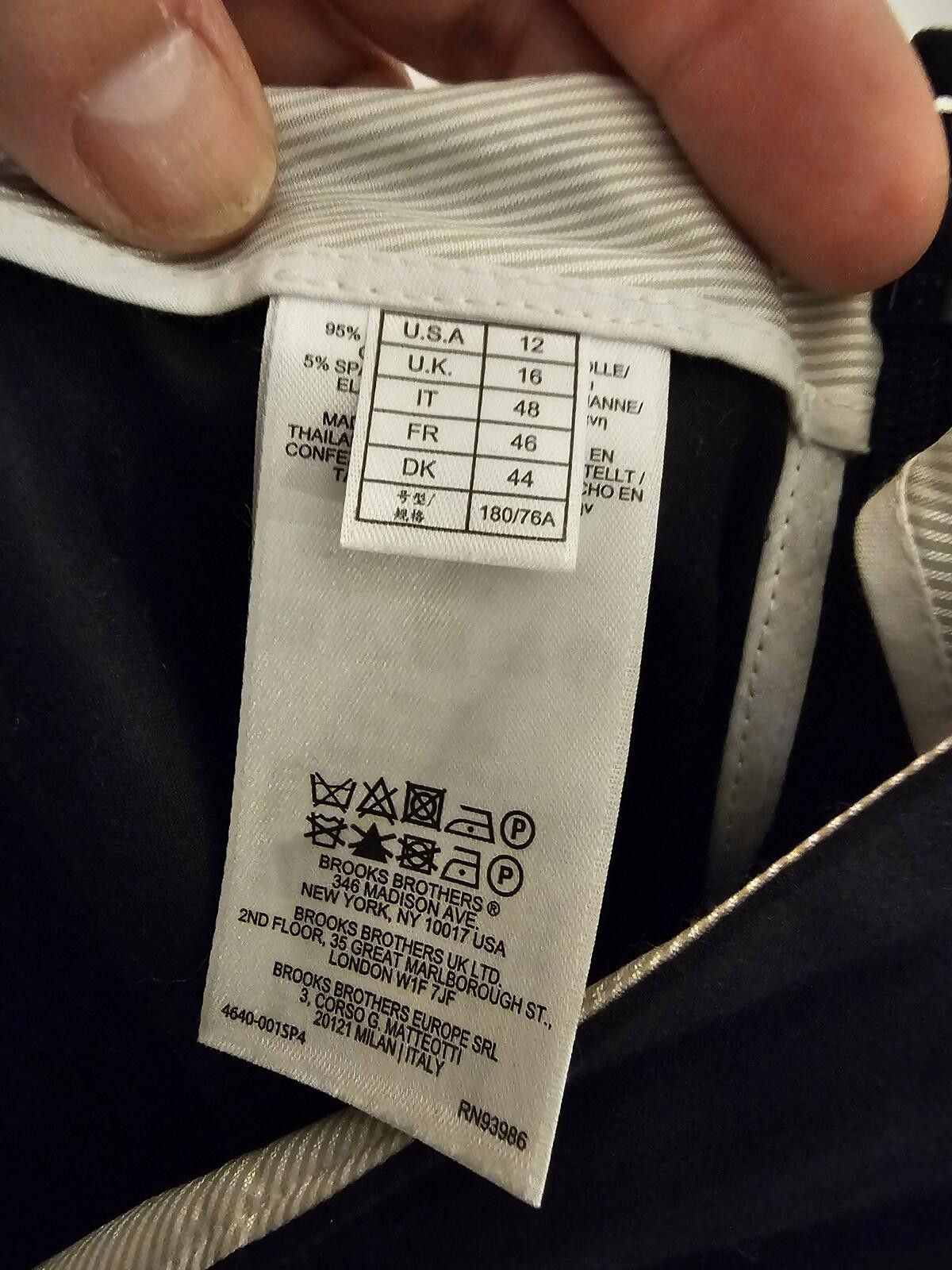 Brooks Brothers Brooks Brothers Pants Black Womens Size 12 Natalie Fit Size 34" / US 12 / IT 48 - 3 Thumbnail