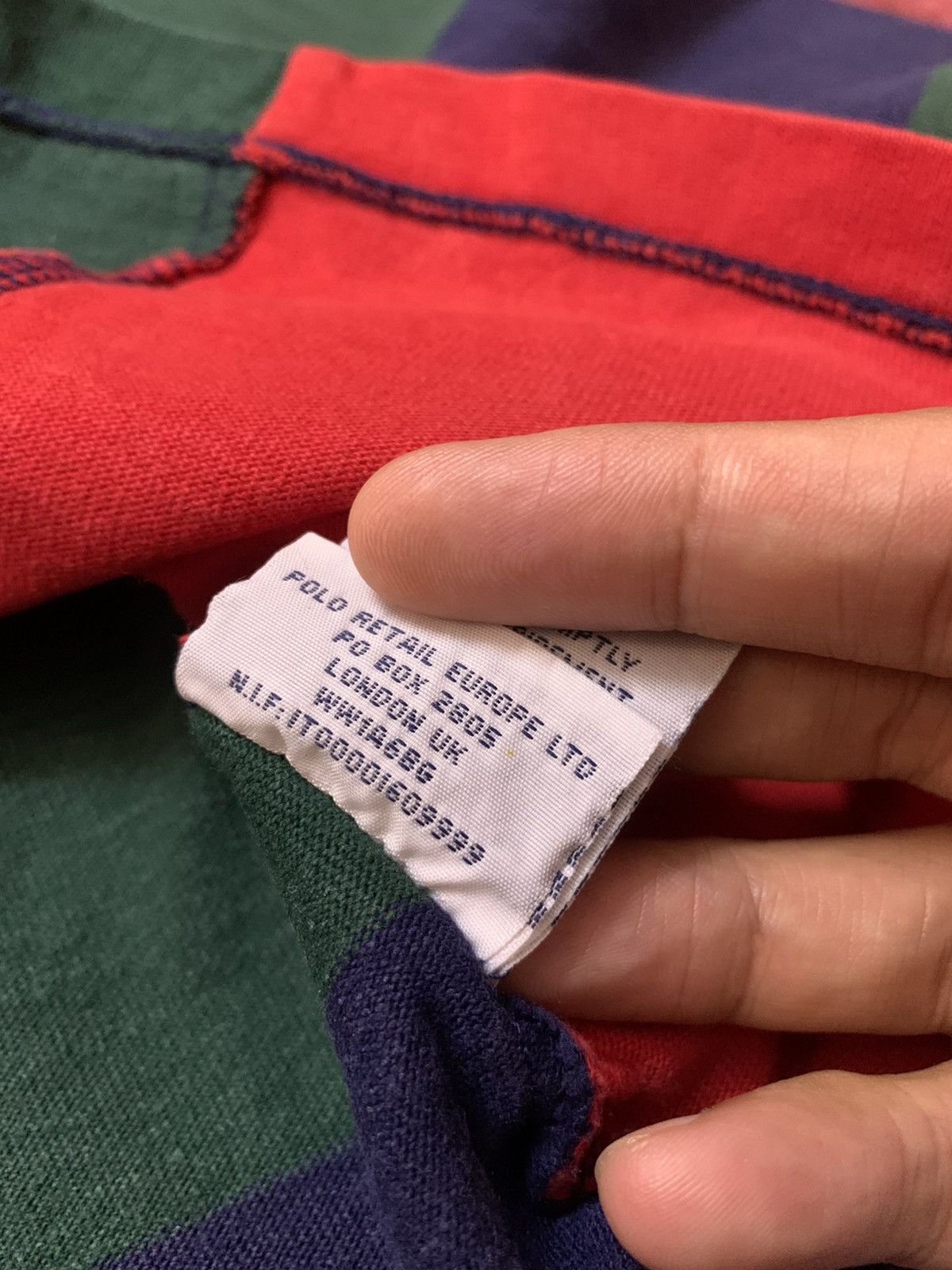 Polo Ralph Lauren Vintage 90’s Polo Ralph Lauren Rugby Shirt Size US M / EU 48-50 / 2 - 10 Thumbnail