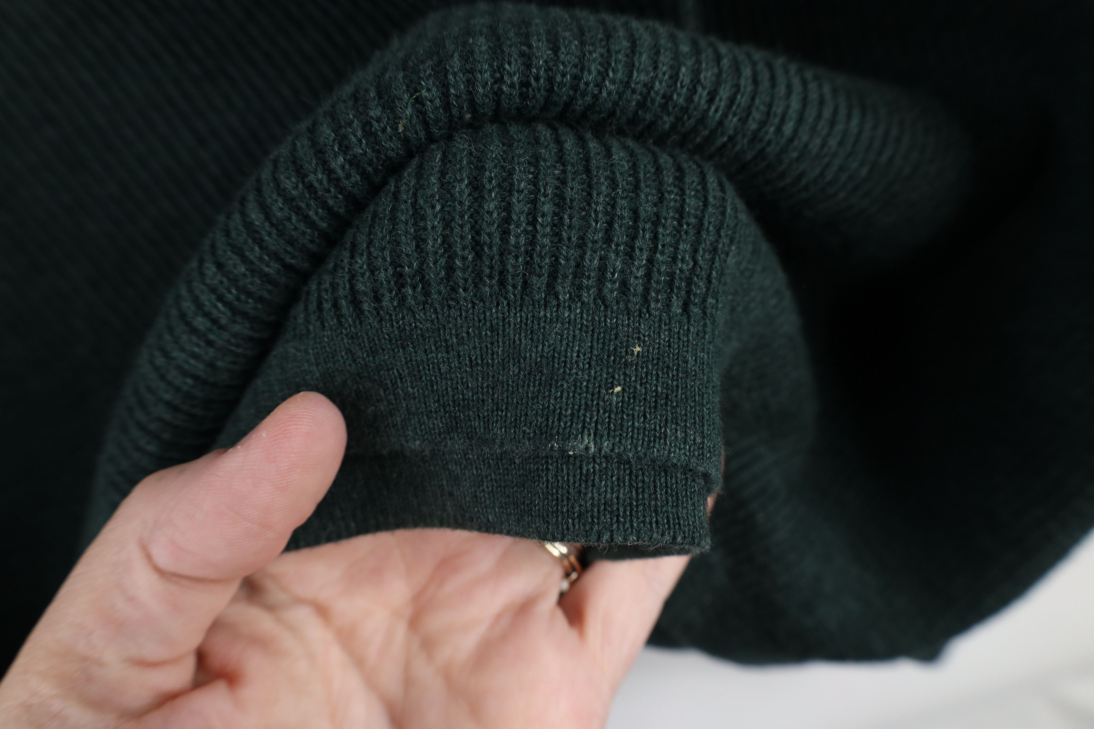 Eddie Bauer × Vintage Vintage 90s Eddie Bauer Cotton Ribbed Knit Sweater Vest Size US M / EU 48-50 / 2 - 7 Thumbnail