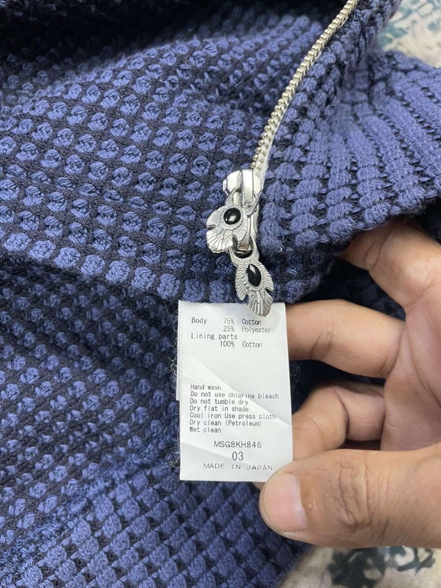 TATRAS Seagreen Tatras Japan Big Waffle Knit Hooded Jacket Size US S / EU 44-46 / 1 - 15 Thumbnail