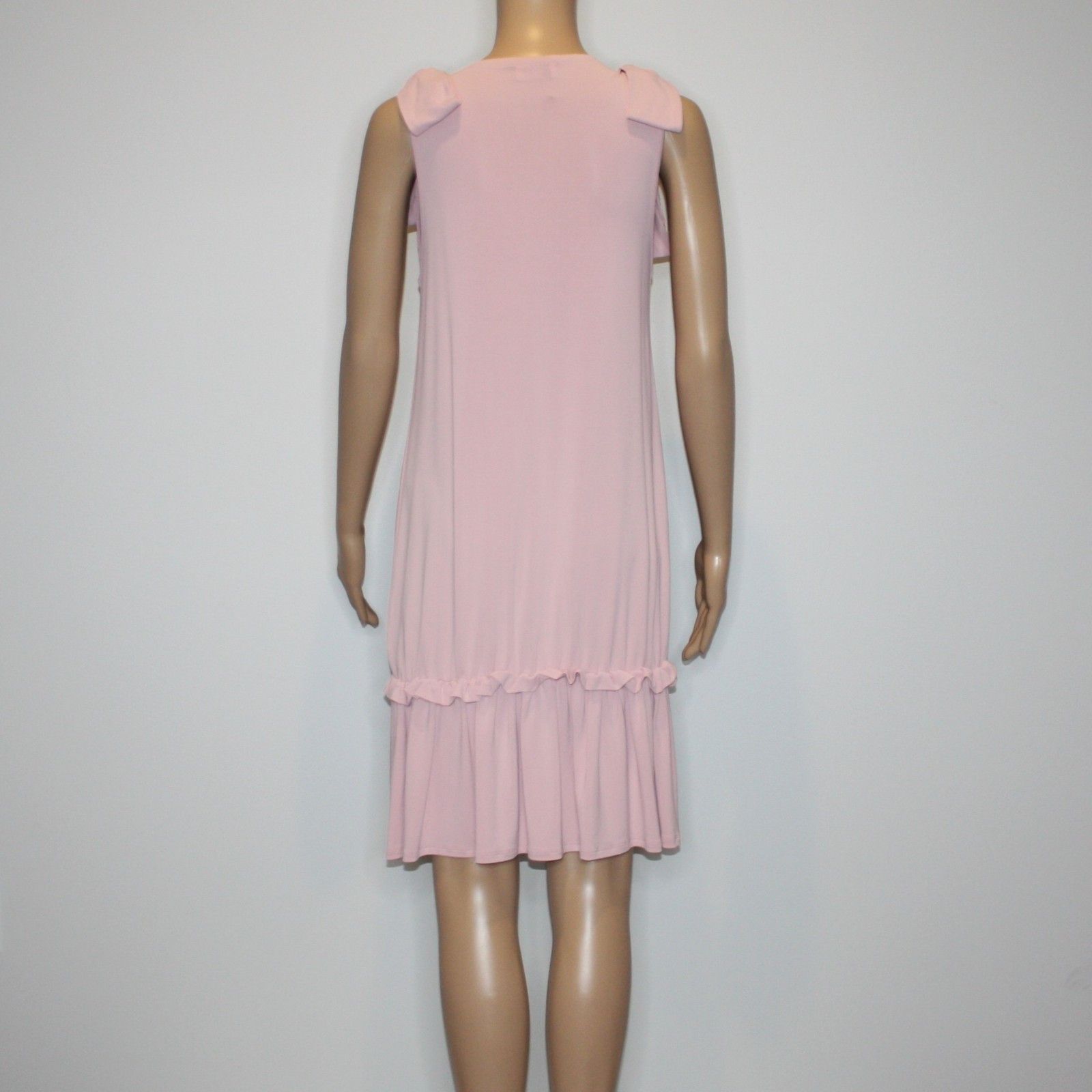RED Valentino Ruffled Hem Dress with Bows in Blush Pink and size Large Size L / US 10 / IT 46 - 6 Thumbnail