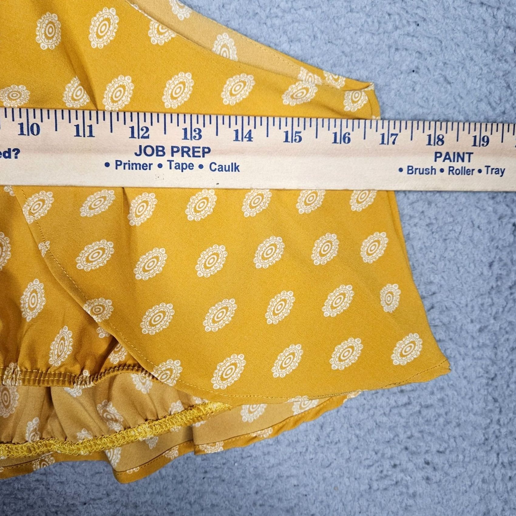 Vintage SAGE Yellow Floral Tank top Women’s S Sleeveless Round Neck Regular Fit Polyester Spandex Printed Tank Size S / US 4 / IT 40 - 3 Thumbnail