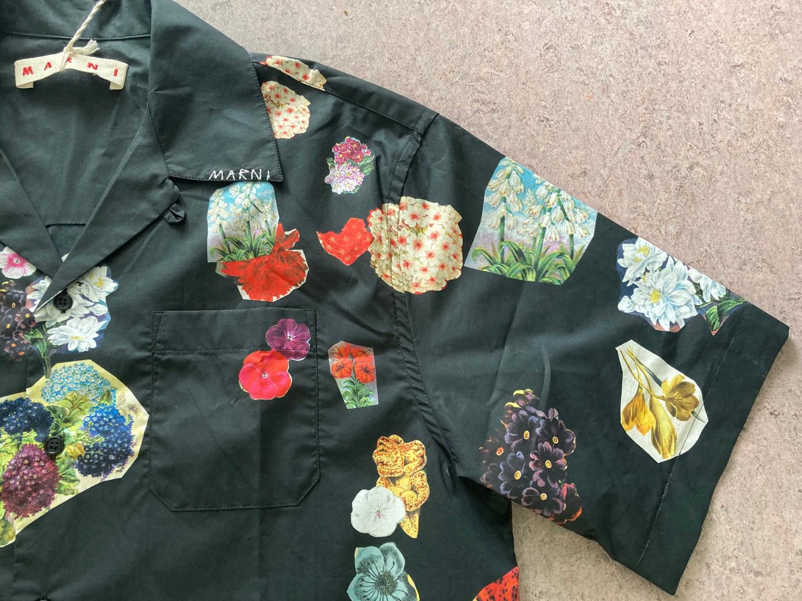 Marni Marni Floral Pattern Boxy Shirt 50 L Size US M / EU 48-50 / 2 - 4 Thumbnail