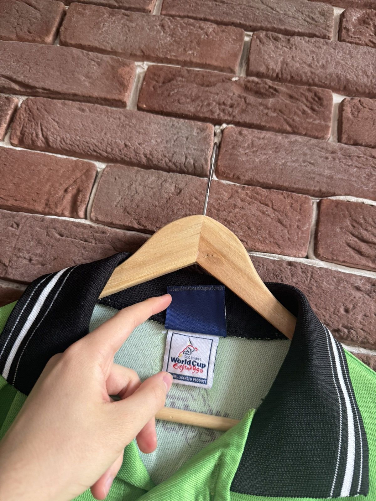 Reebok Vintage 90s 1999 Kenya Cricket National Te Jersey Green Rare Size US L / EU 52-54 / 3 - 7 Thumbnail