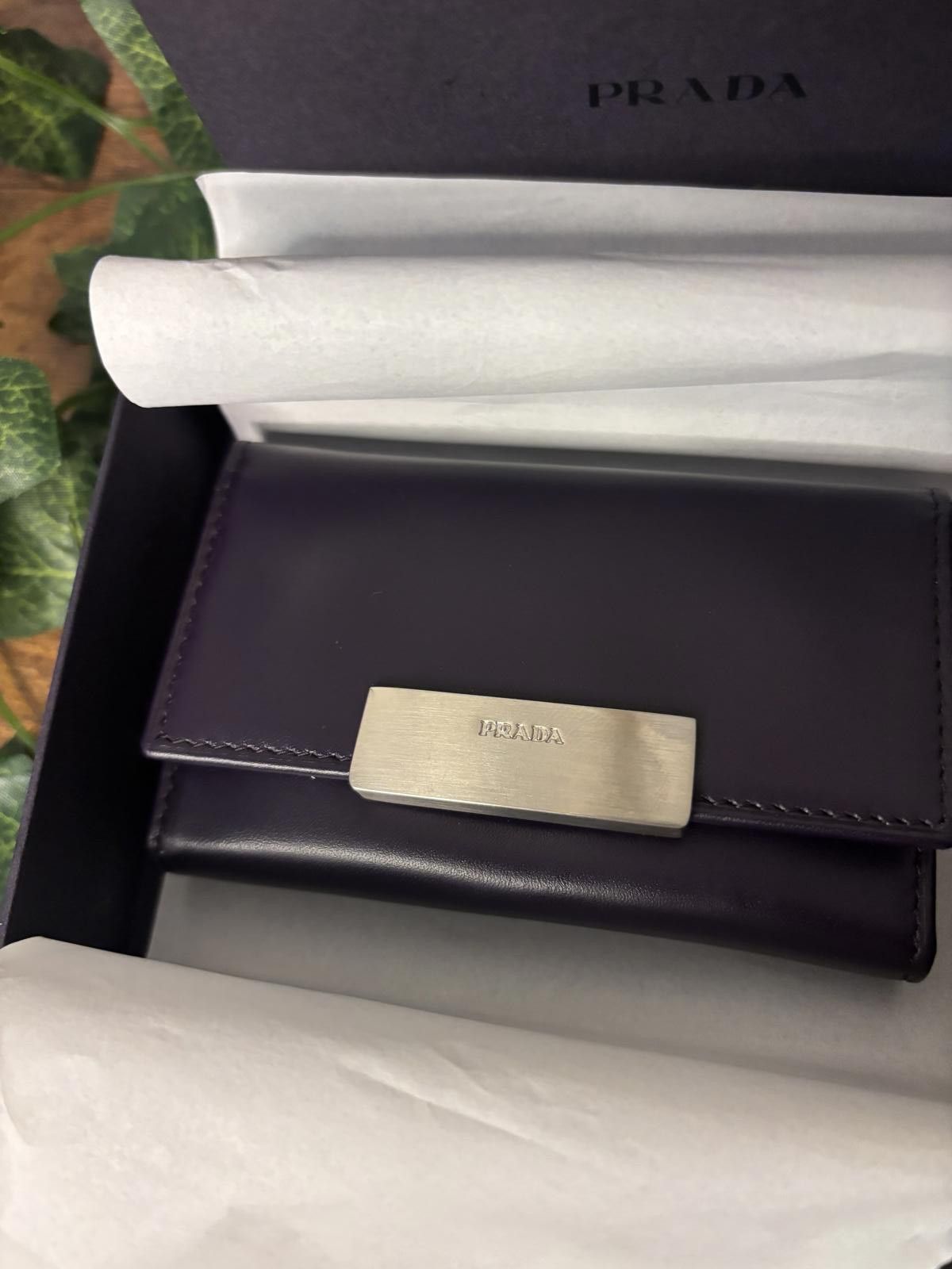 Prada Prada Purple Leather Key Holder NWOT Size ONE SIZE - 3 Thumbnail