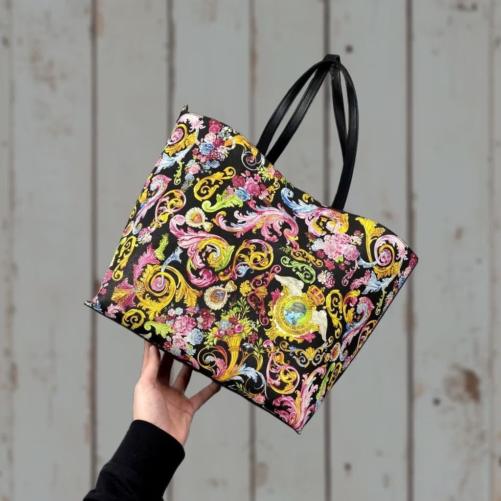 Versace Versace Jeans Couture Versailles Baroque Print Tote Bag Women Multicolor Size 36" / US 14 / IT 50 - 1 Thumbnail