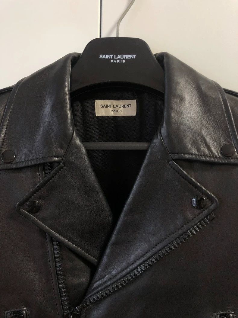 Saint Laurent Paris Saint Laurent Paris SS16 motorcycle jacket-2506 Size US M / EU 48-50 / 2 - 2 Thumbnail