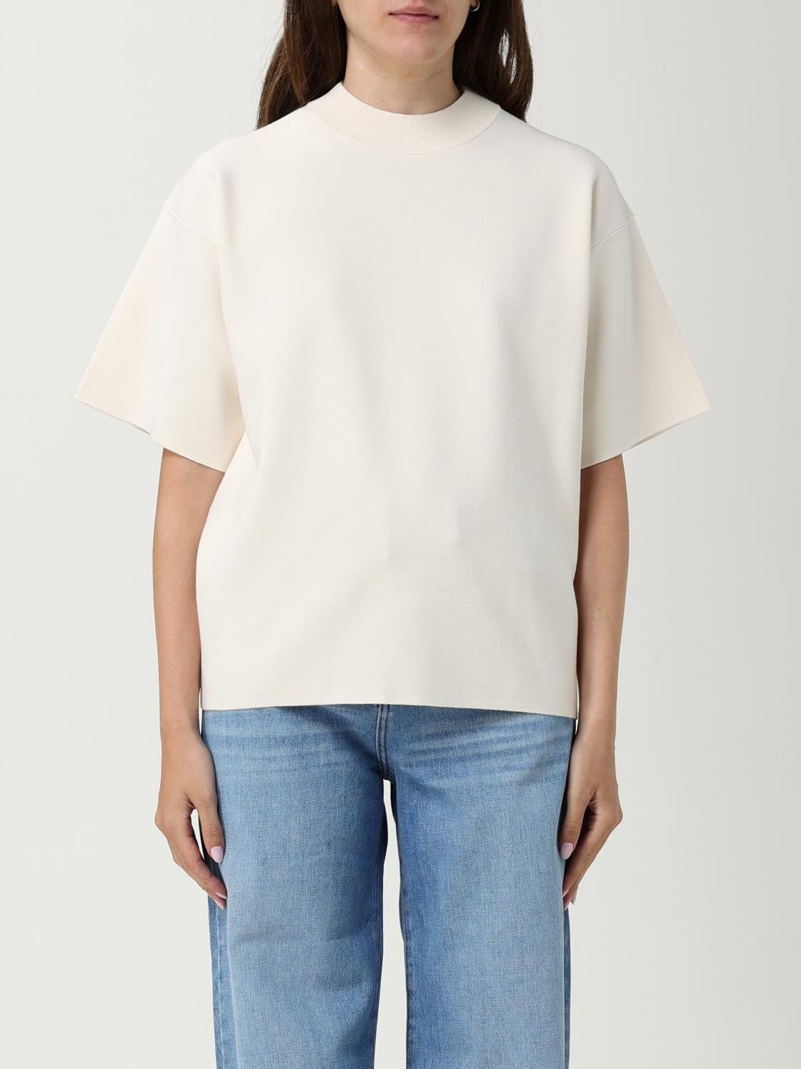 Max Mara Max Mara T-Shirt Woman White Size M / US 6-8 / IT 42-44 - 1 Preview