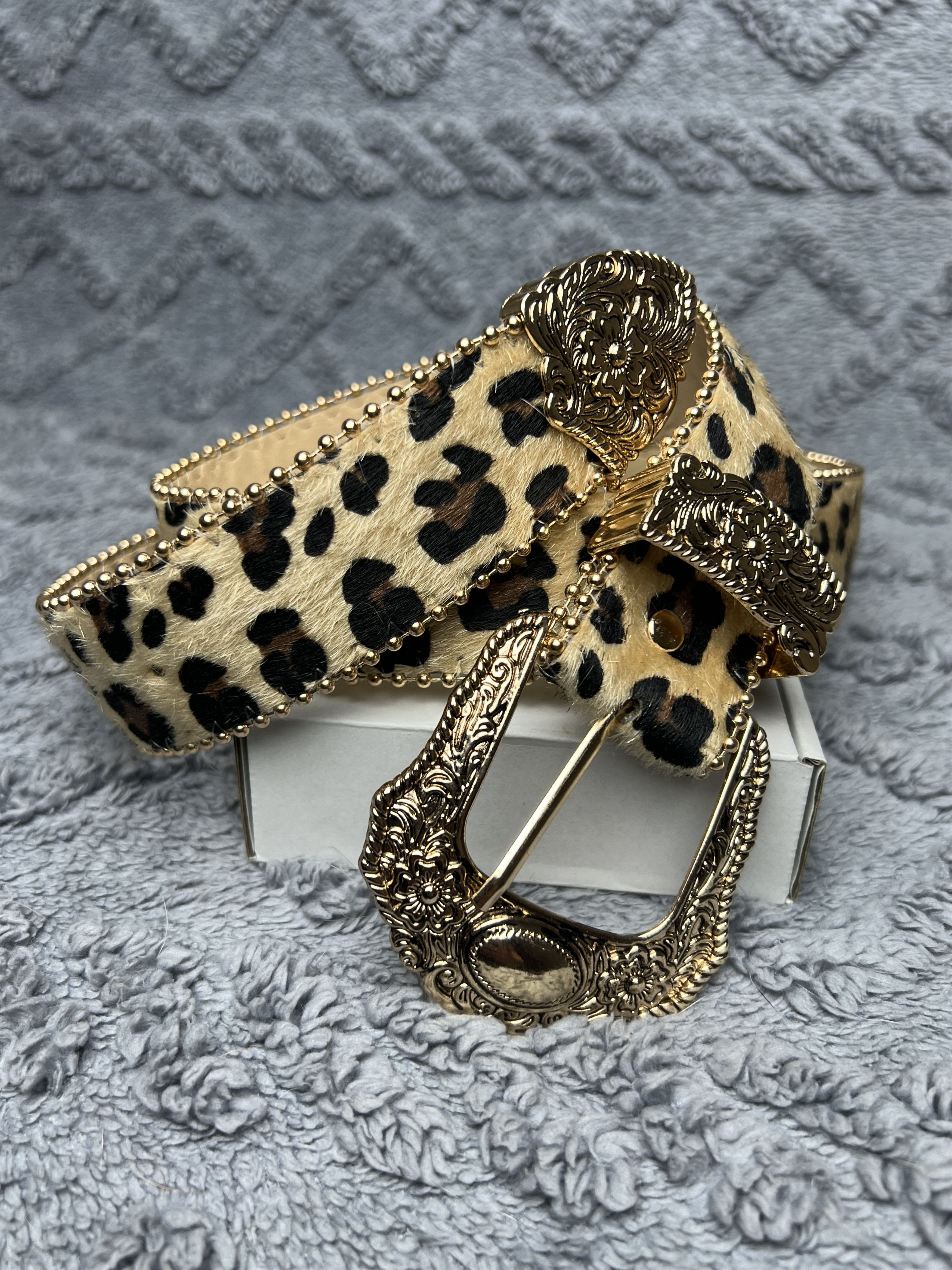 Other Leopard Printed Y2k Buckle Belt Size ONE SIZE - 3 Thumbnail