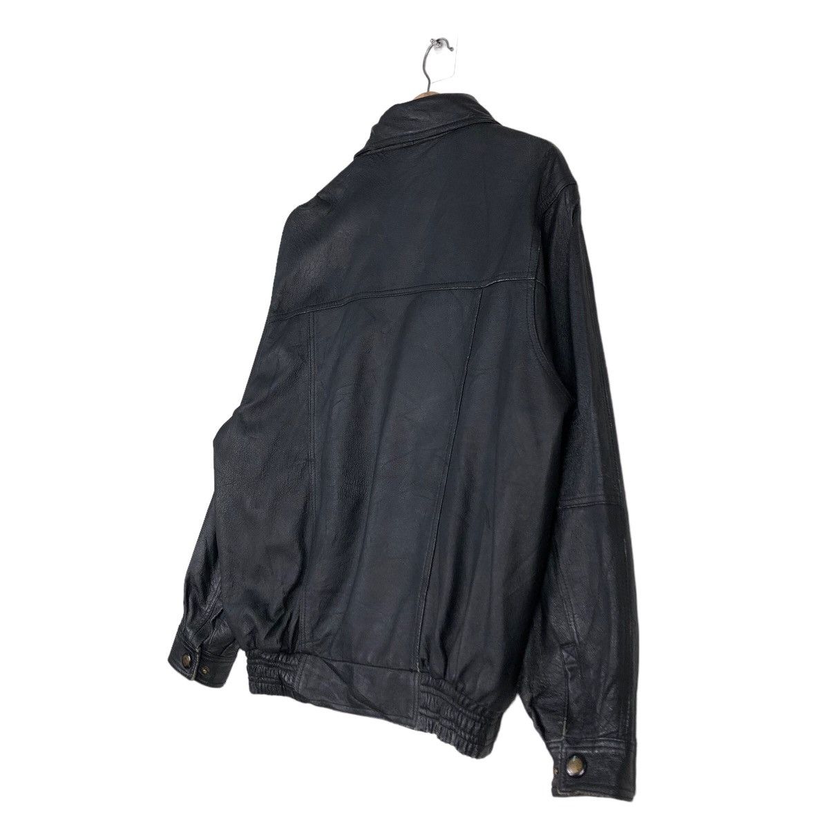 Japanese Brand 🔥Biker Leather Jacket F Concept Men Gold Issey Miyake Size US M / EU 48-50 / 2 - 10 Thumbnail