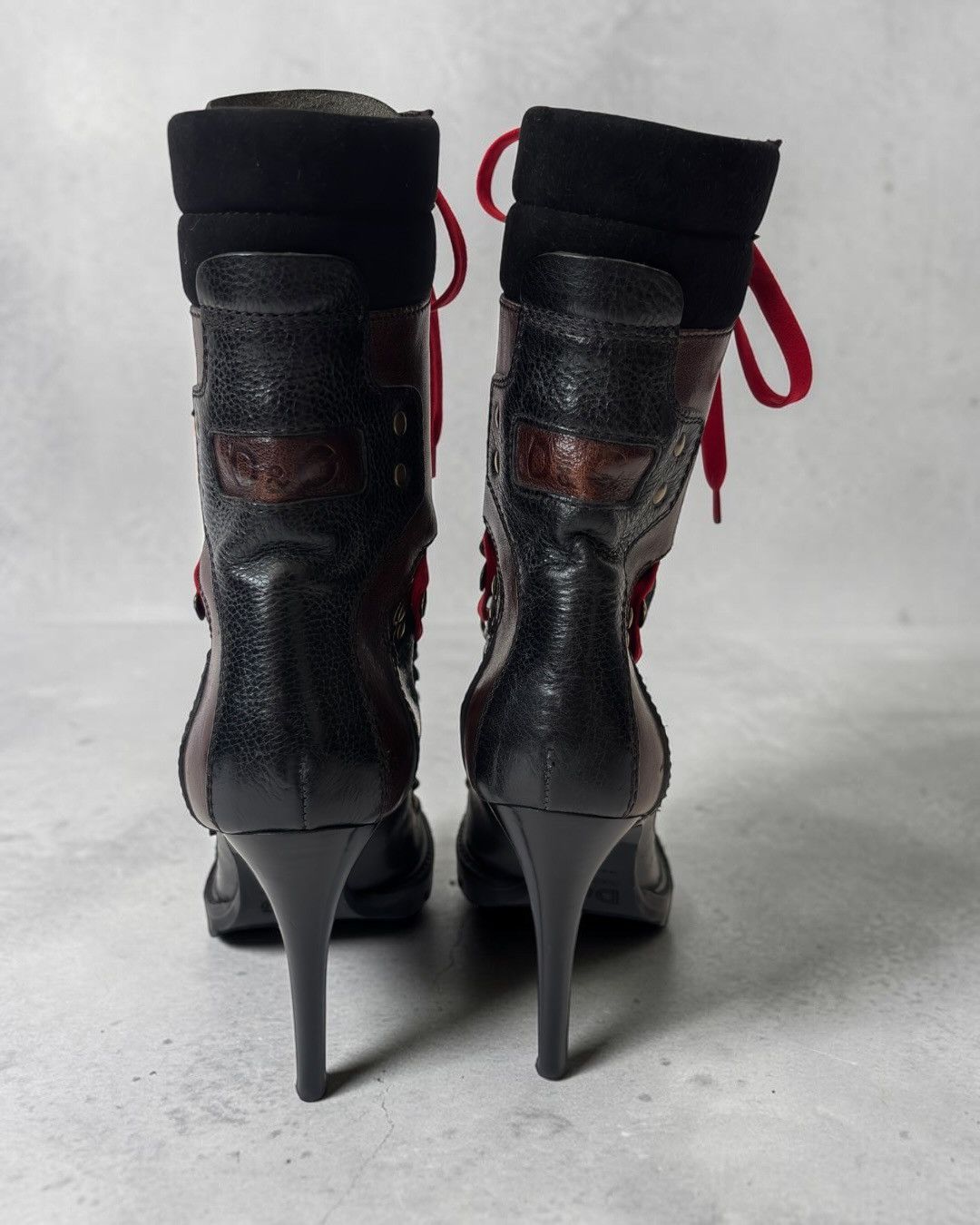 Dolce & Gabbana Dolce & Gabbana Stiletto Hiker Boots - Size 36 Size US 5 / IT 35 - 5 Thumbnail