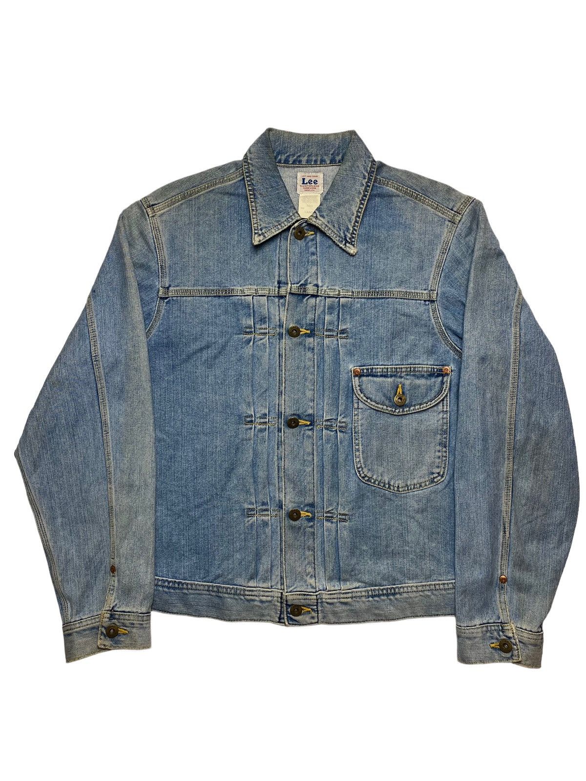 image of 1990S Lee Cowboy Denim Jacket - Kansas, Usa, Men's (Size Large)