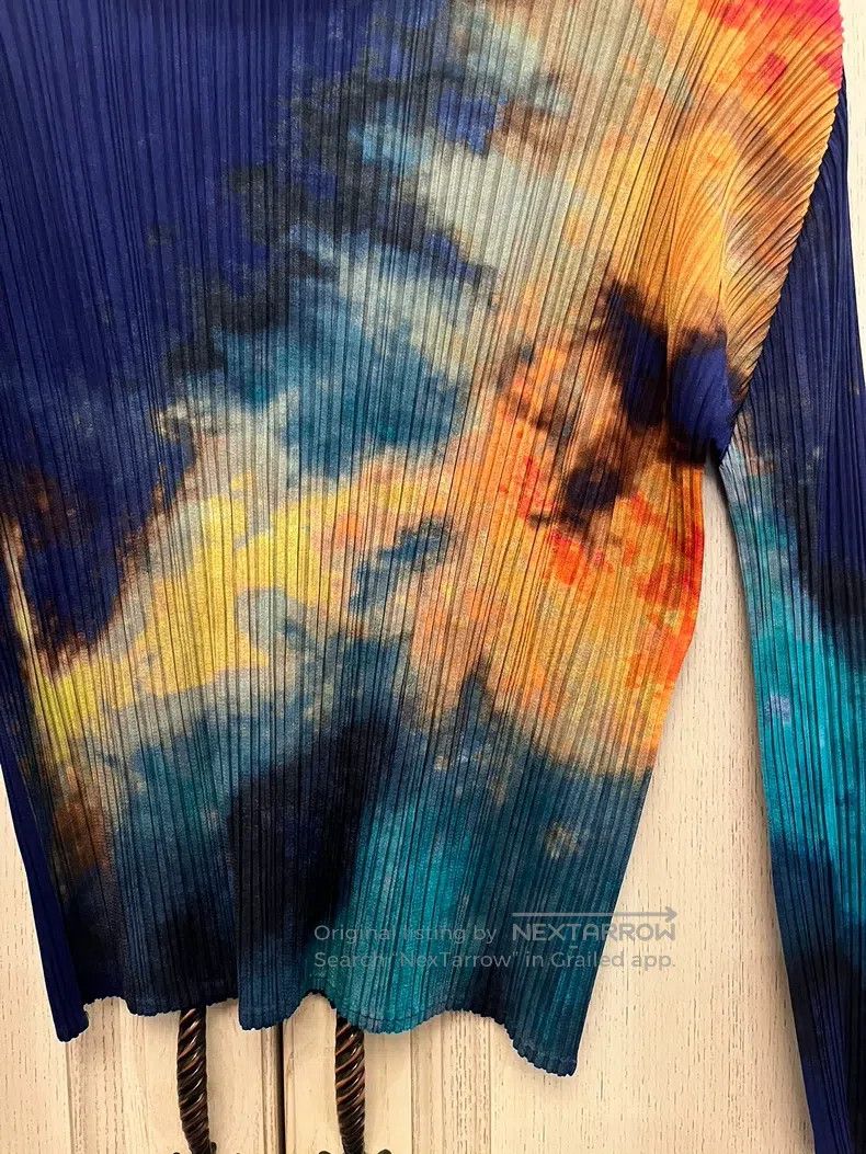 Issey Miyake Issey Miyake Star Universe Nebula Turtleneck Top Size L / US 10 / IT 46 - 2 Thumbnail