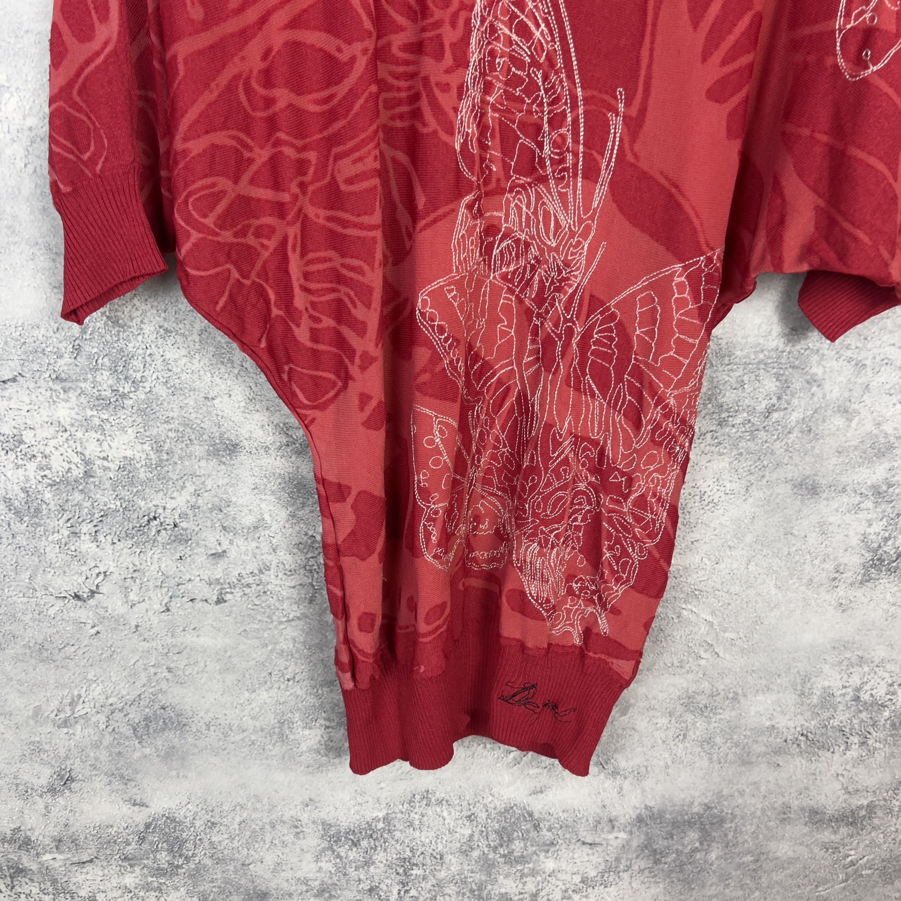 Desigual Desigual Blouse Women's Size L Multicolotr Short Sleeve Size L / US 10 / IT 46 - 3 Thumbnail