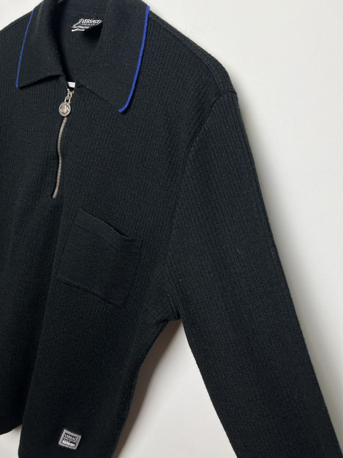Versace versace y2k gentle wool smart sweater Size US M / EU 48-50 / 2 - 5 Thumbnail