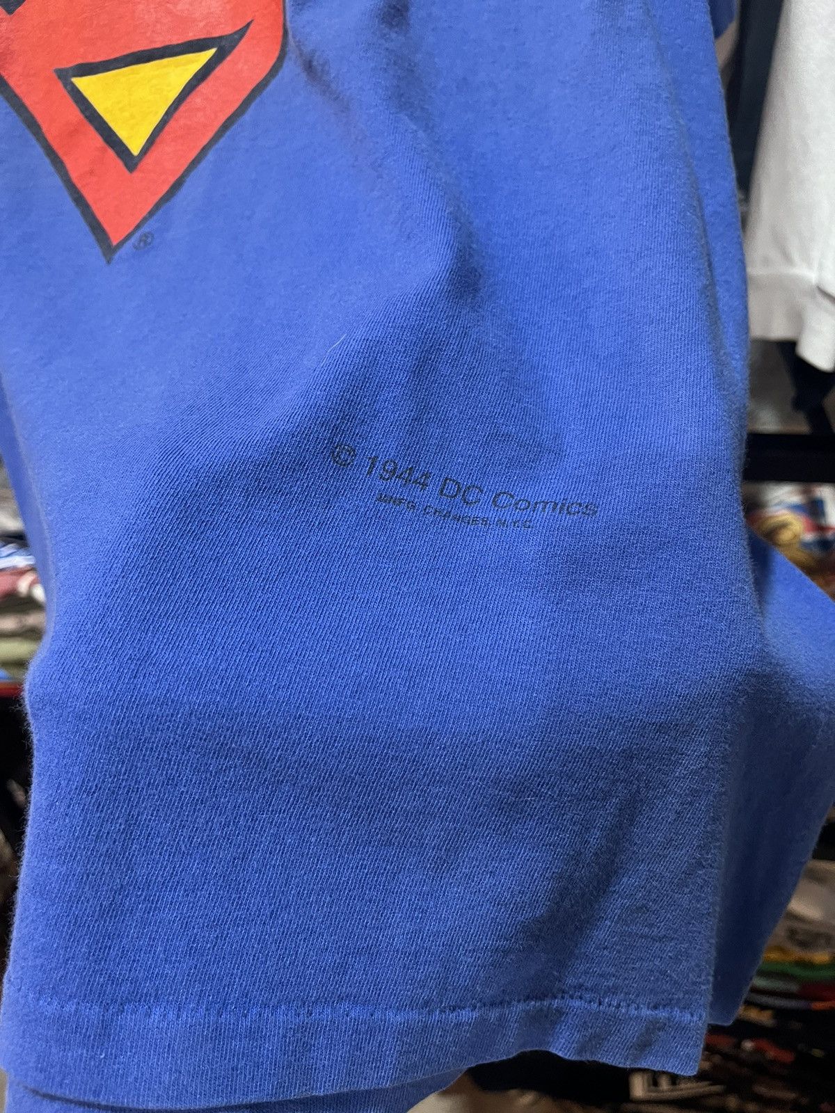 DC Comics Superman American Superhero Comics Tee 90s (single stitch) Size US XL / EU 56 / 4 - 3 Thumbnail