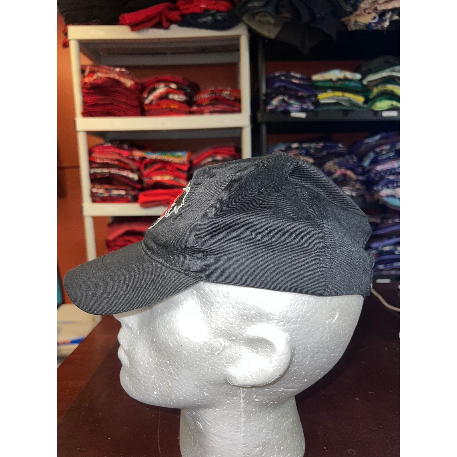 Vintage Roughriders Hat RR Black Graphic Baseball Cap Headwear Size ONE SIZE - 3 Thumbnail