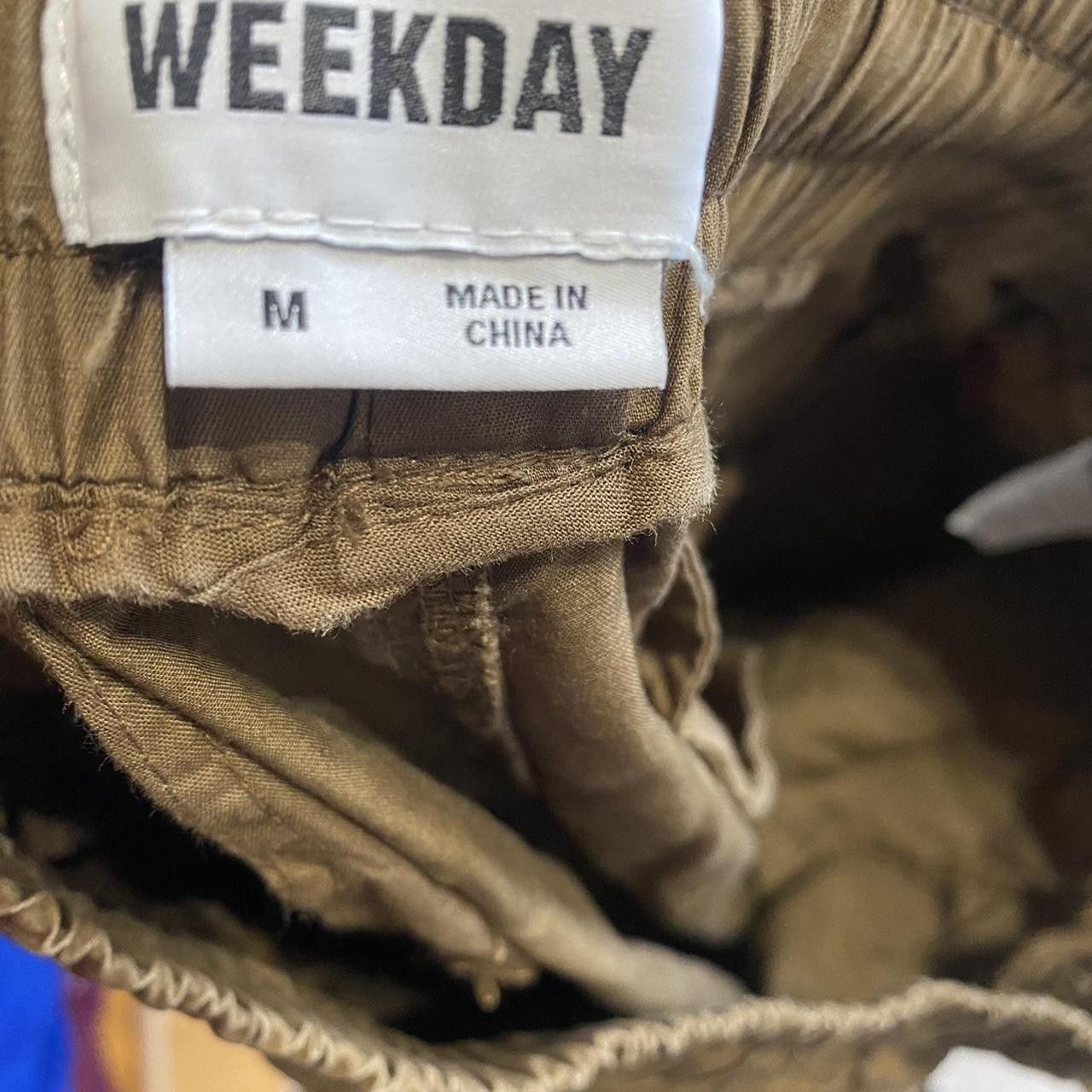 Weekday Weekday brown cargo pants #cargo Vintage Retro Size US 34 / EU 50 - 5 Thumbnail