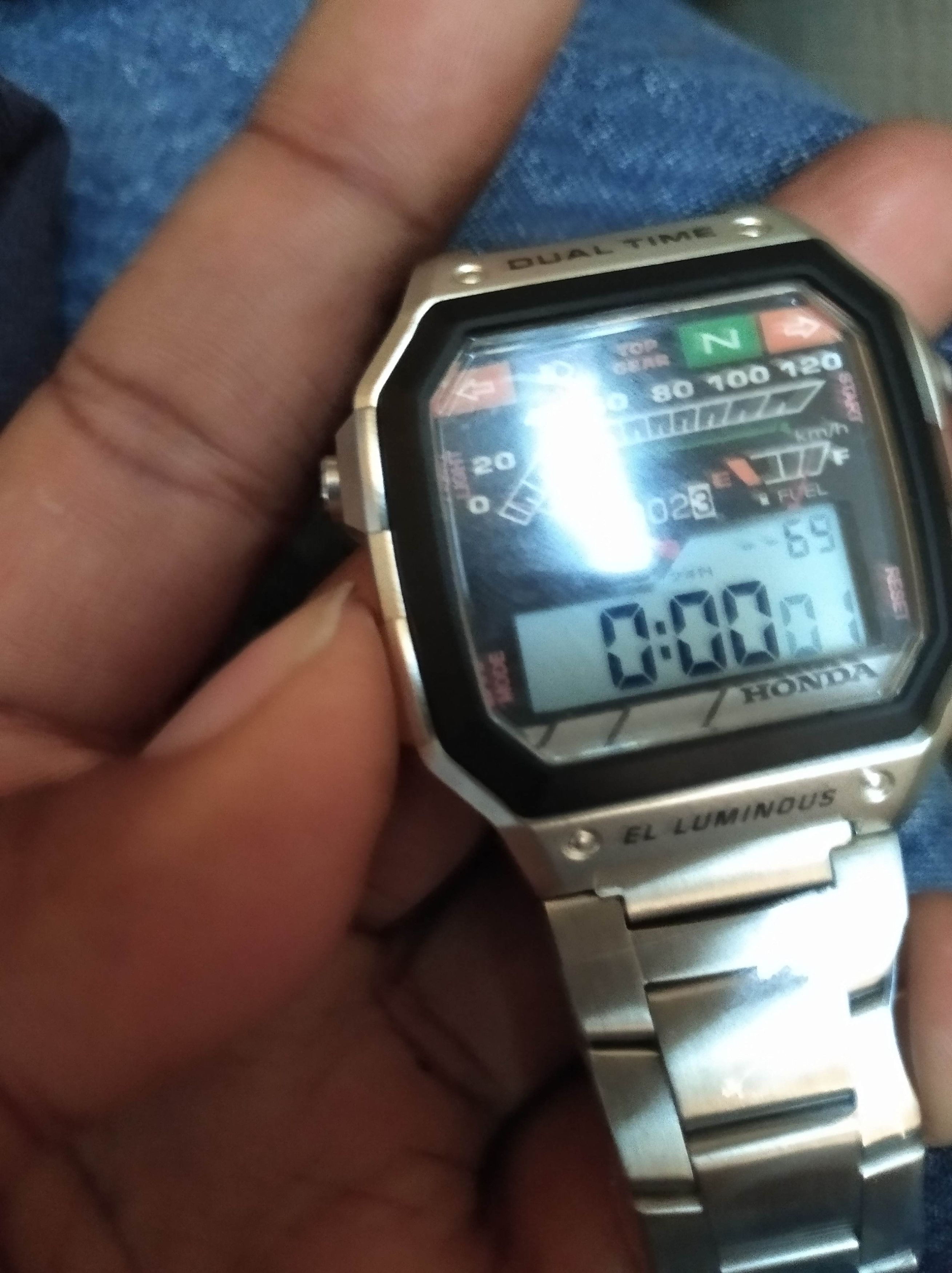 Honda Honda screen meter motorcycle Ex5 skmei digital watch Size ONE SIZE - 2 Thumbnail