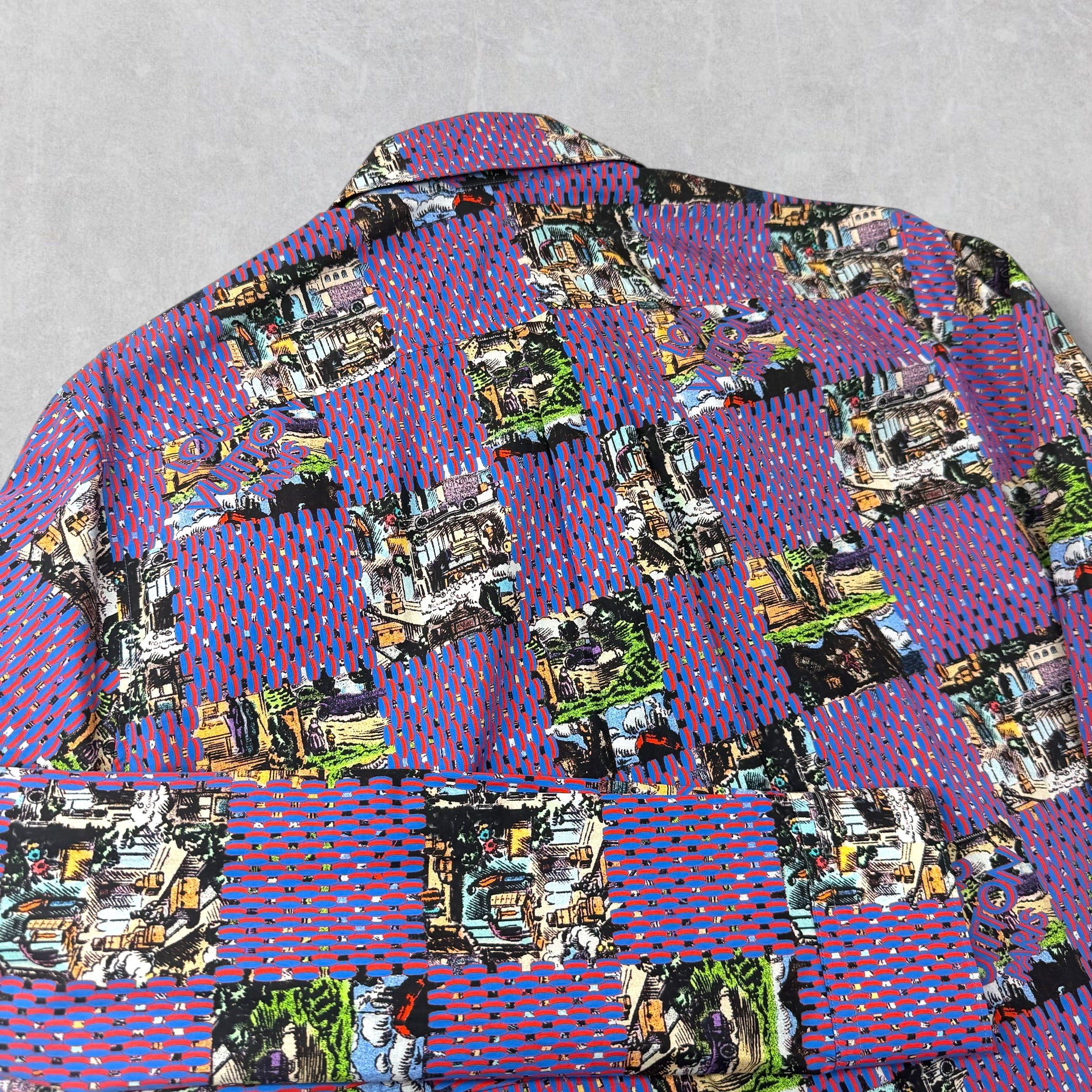 Louis Vuitton Louis Vuitton Damier Printed Shirt L Size US L / EU 52-54 / 3 - 4 Thumbnail