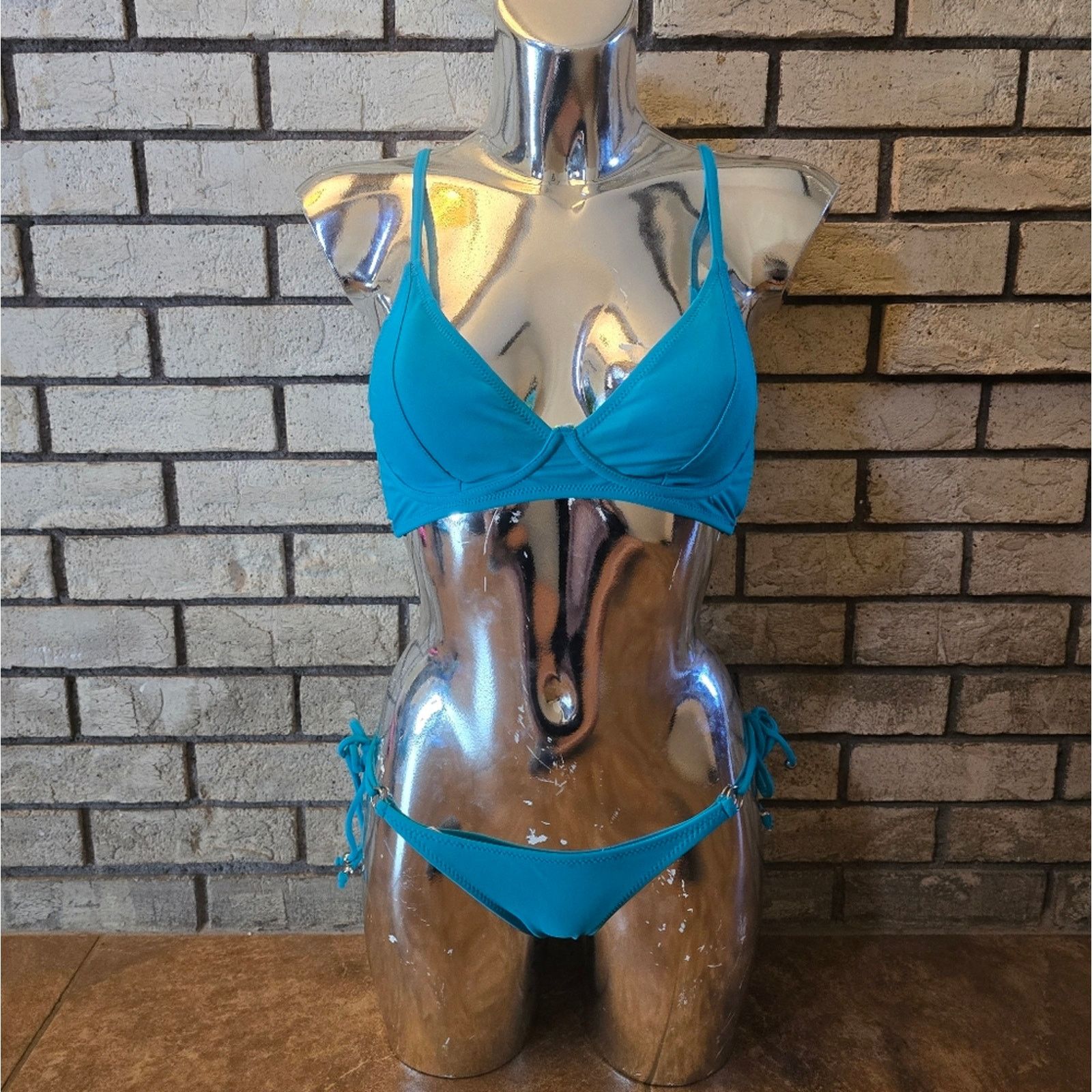 Other Teal Wave | FYS | Cayman×St.Tropez Bikini Set Size ONE SIZE - 1 Thumbnail